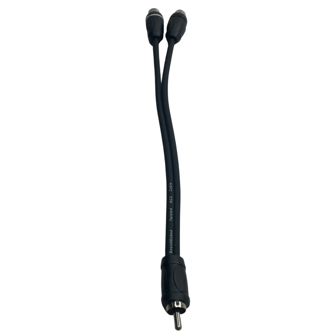 SoundQubed RCA Twisted Y Splitters