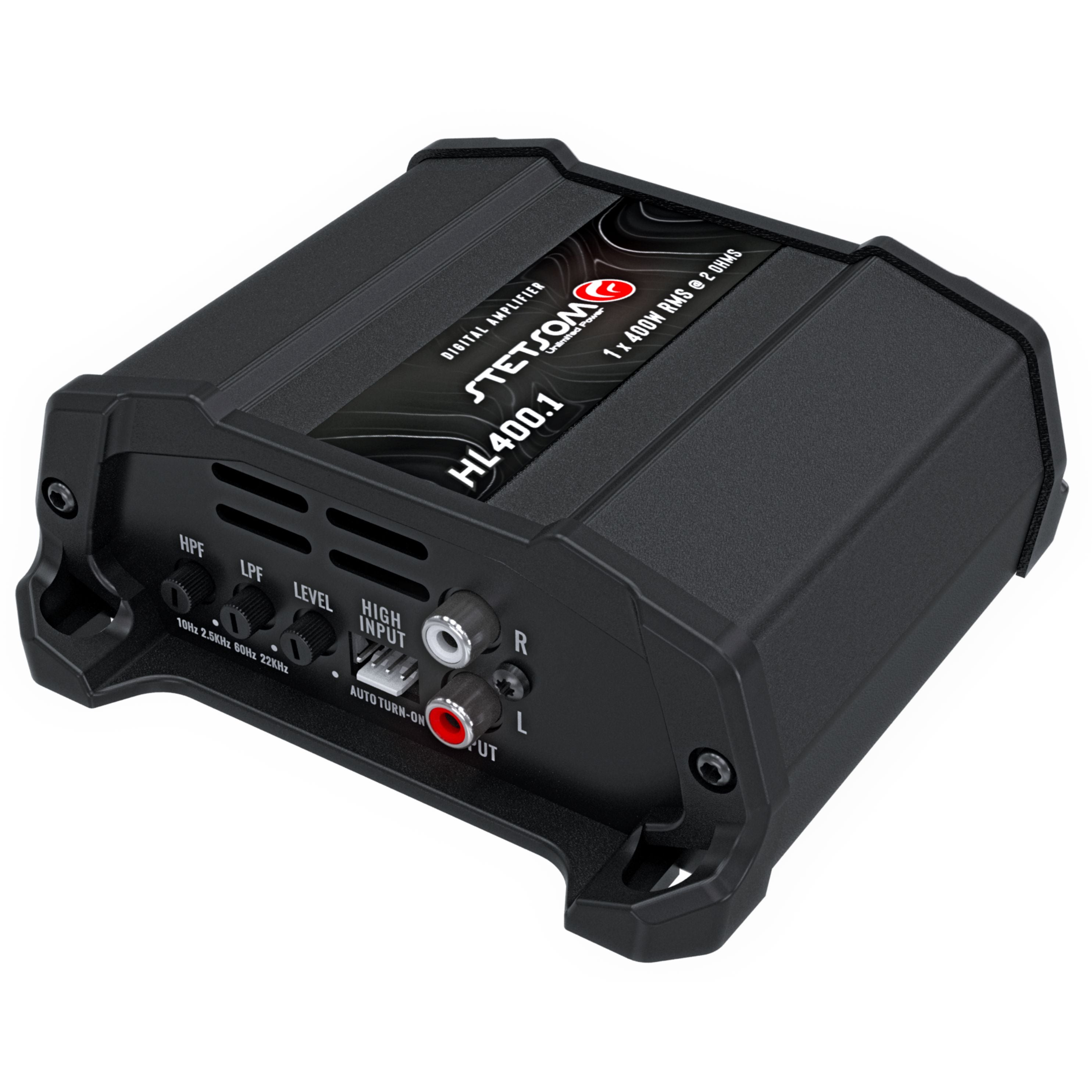 Stetsom HL 400.1 Class D Full Range Amplifier 1 Channel 400 Watts, RCA Input and High Wire Input, Variable Crossover - 2