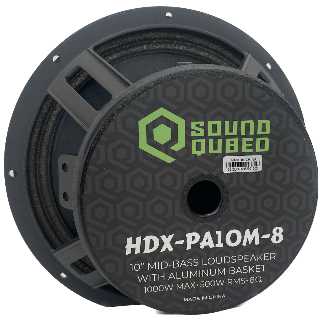 SoundQubed HDX 10" Pro Audio Speaker Car Audio
