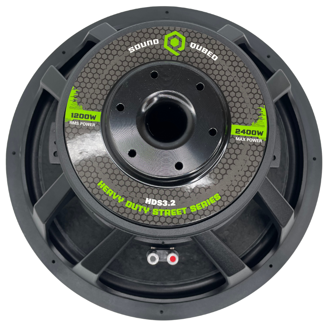 SoundQubed HDS3.2 18" Subwoofer Dual 2/4 Ohm 1200W RMS Car Audio
