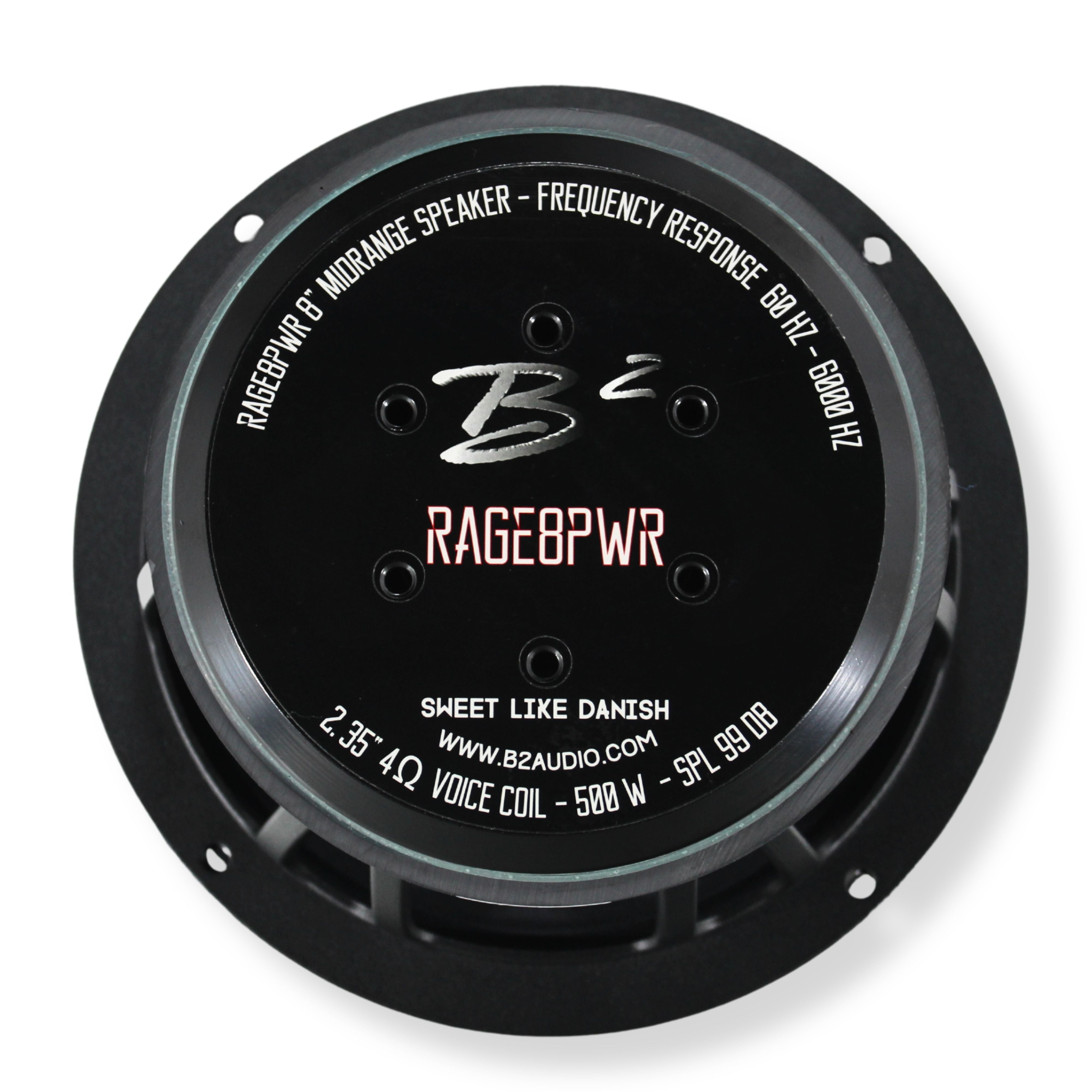 B2 Audio RAGE8PWR 8" Pro Audio Speaker 275W RMS 4 Ohm (Pair) — image 5