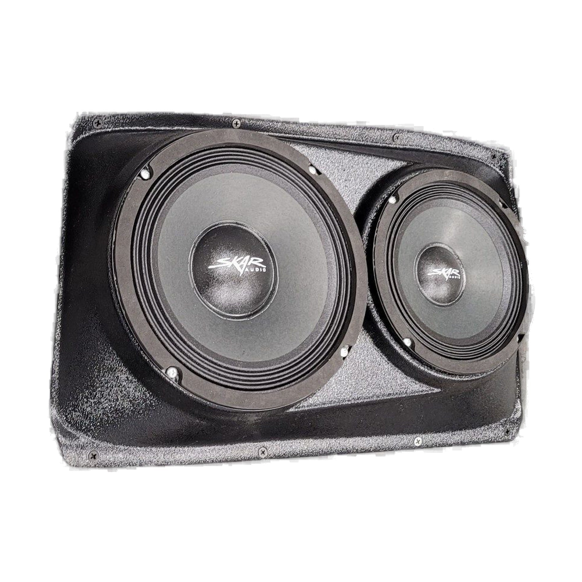 Custom Speaker Pods 00-GM-FT-EC-MW-RD-86 8" + 6.5" Rear Pods - 00-06 Silverado