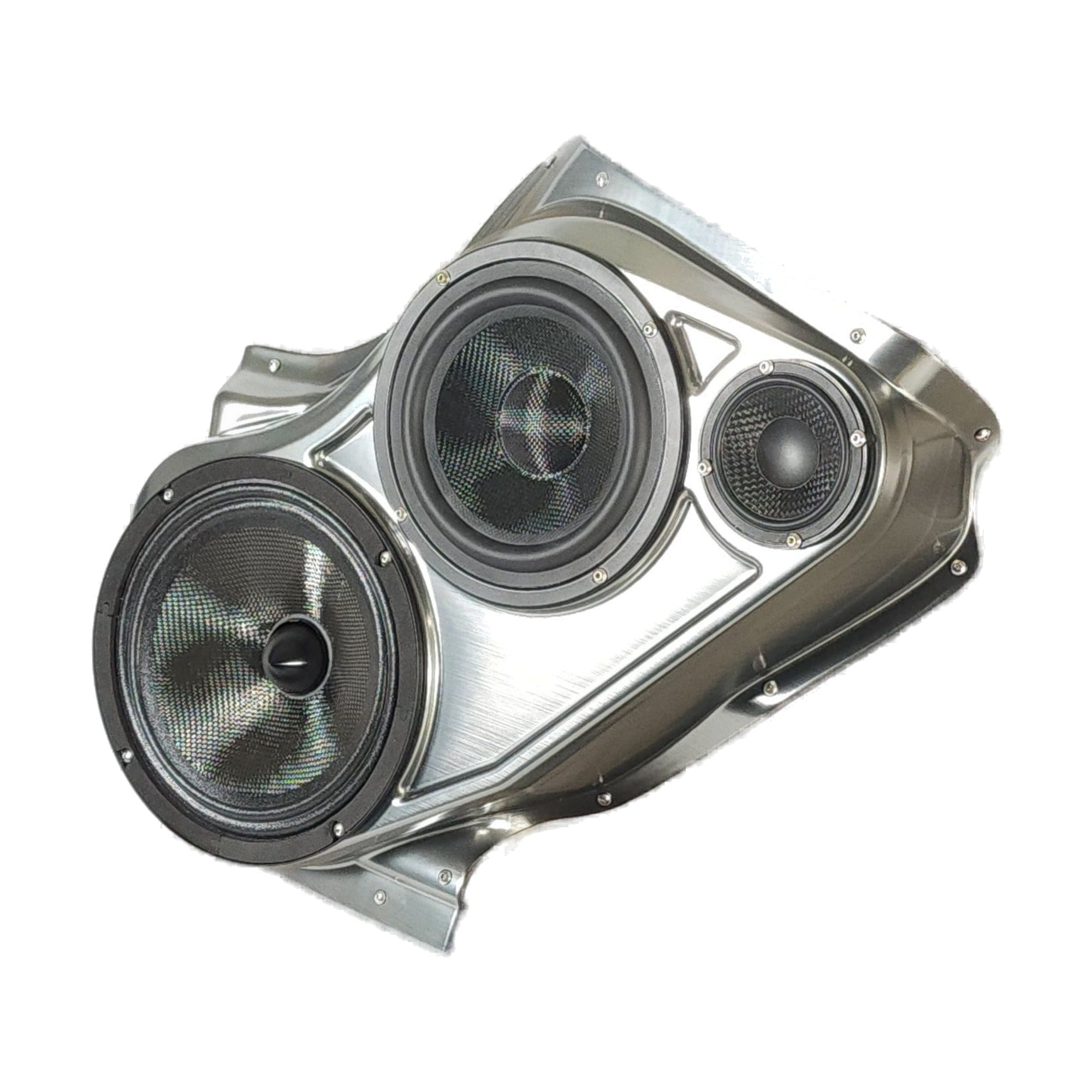 Custom Speaker Pods 00-GM-FT-UV-EW-FD-8P 8" + 6.5" + 3.5" Front Pods - 00-06 Escalade