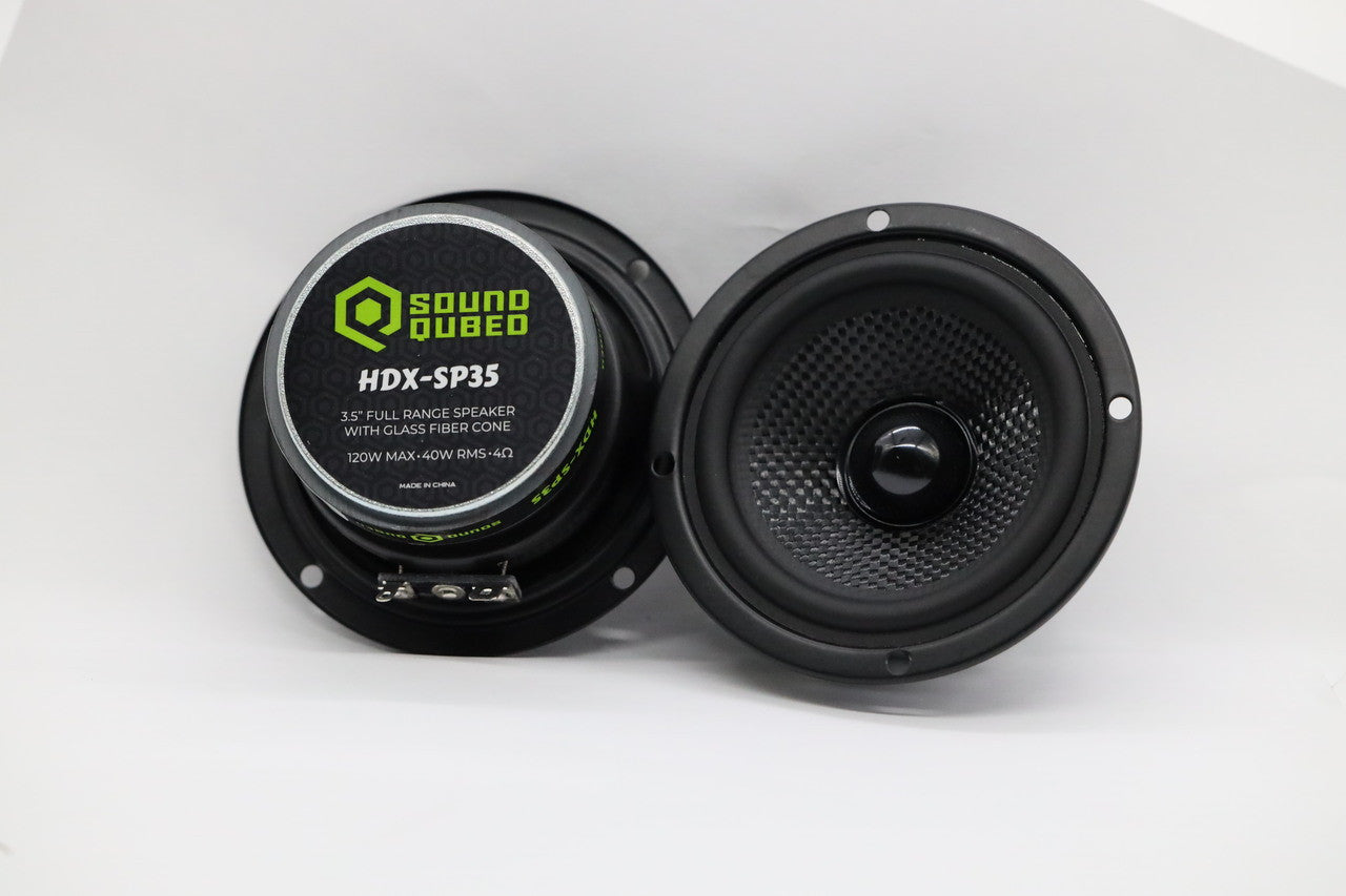 SoundQubed HDX 3.5" Pro Audio Speaker Car Audio