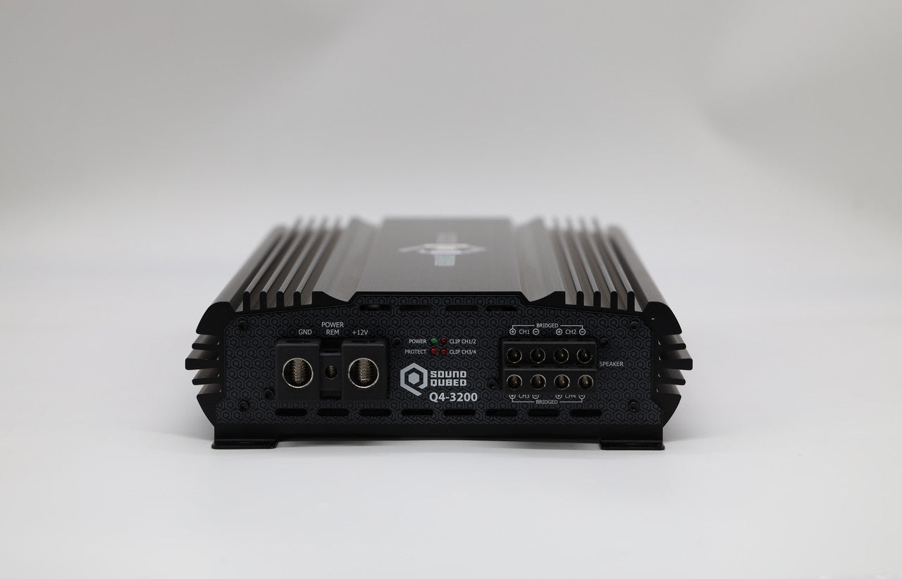 SoundQubed Q4-3200 3200W 4-Channel Car Amplifier