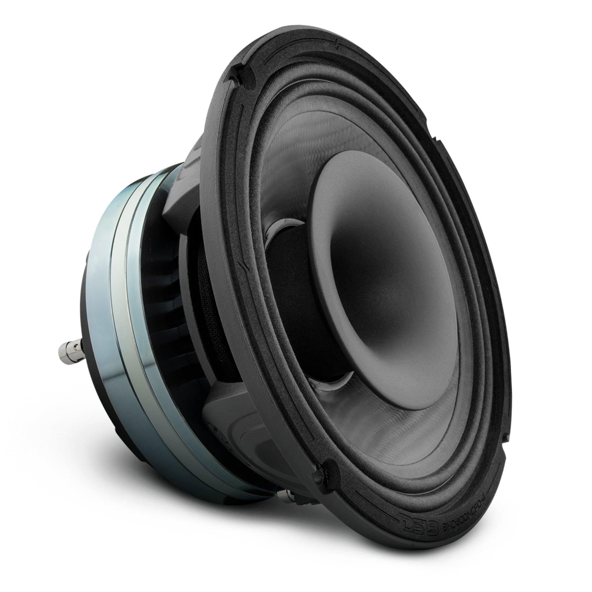 DS18 8" Neodymium Coaxial Hybrid Mid-Bass Water resistant Carbon Fiber Cone Loudspeaker with Built-in Driver 400 Watts Rms 4-Ohm