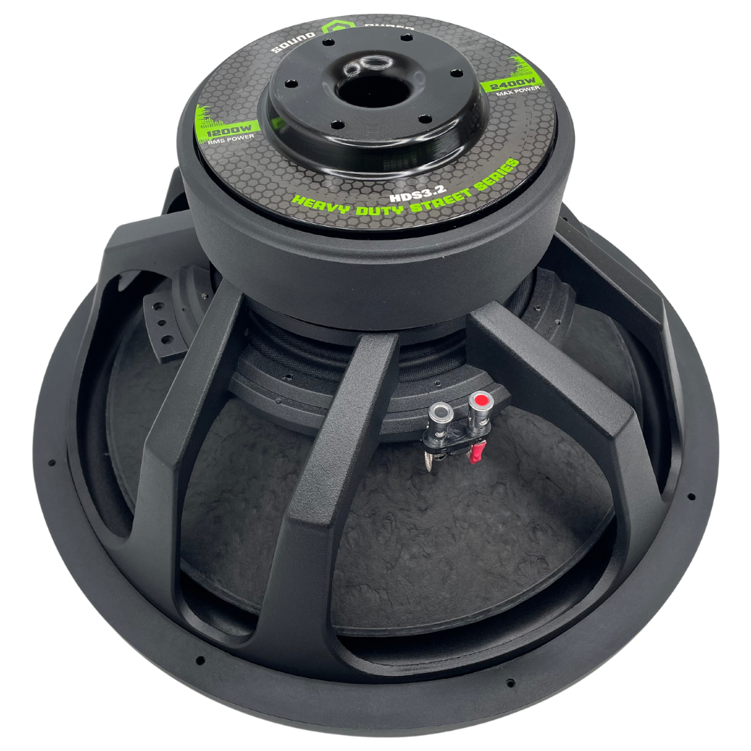 SoundQubed HDS3.2 18" Subwoofer Dual 2/4 Ohm 1200W RMS Car Audio