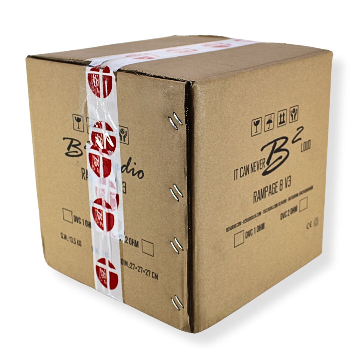 B2 Audio RAMPAGE8 V3 8" Subwoofer 1000W RMS Dual 2 Ohm — image 8