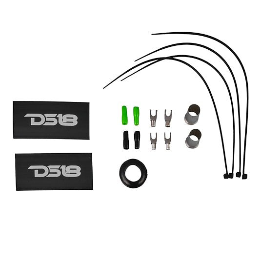 DS18 0-GA Amplifier Installation Wiring Kit - Green