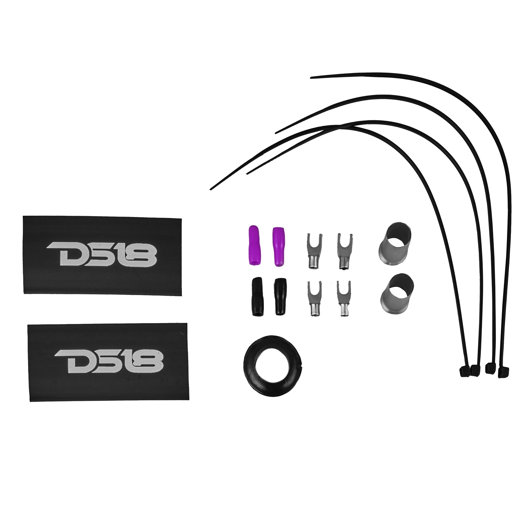 DS18 8-GA Amplifier Installation Wiring Kit - Purple