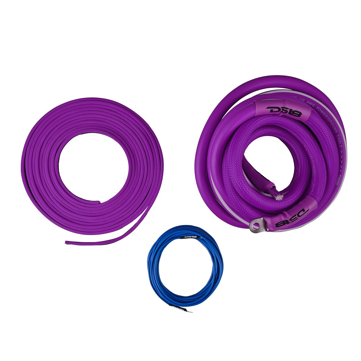 DS18 0-GA Amplifier Installation Wiring Kit - Purple