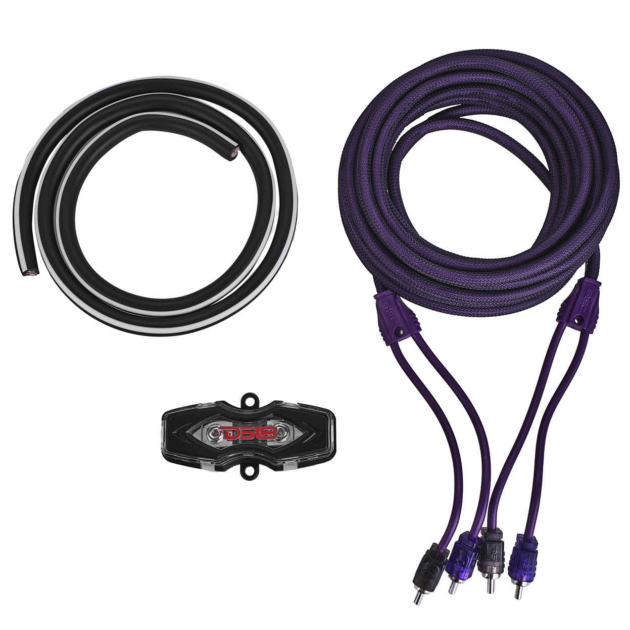 DS18 4-GA Amplifier Installation Wiring Kit - Purple