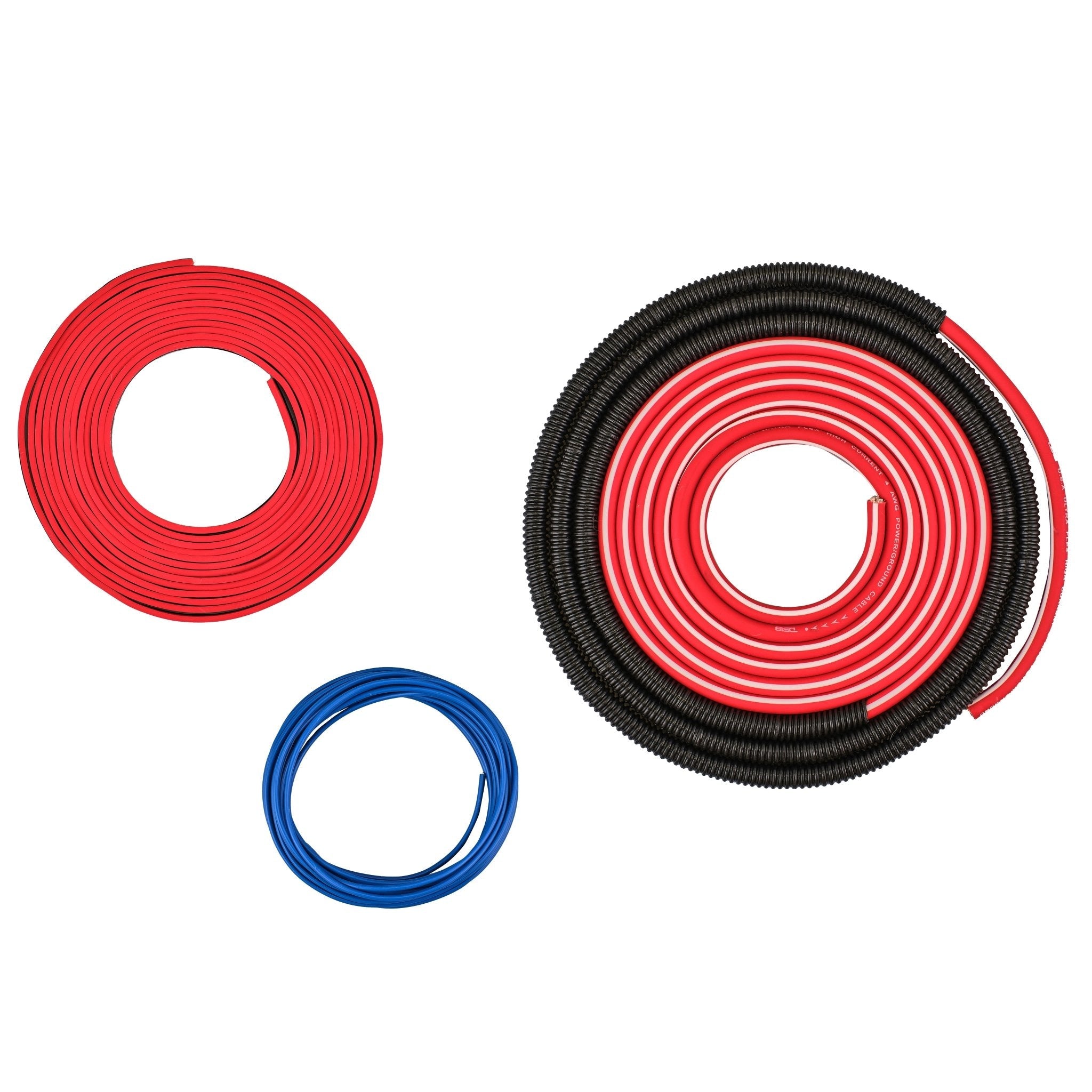 DS18 4-GA Amplifier Installation Wiring Kit - Red