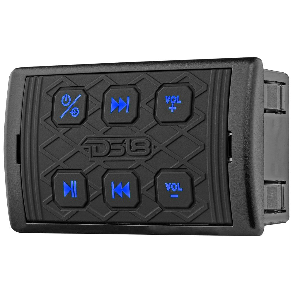 DS18 Marine And Powersports Waterproof Bluetooth Audio Receiver With Controls