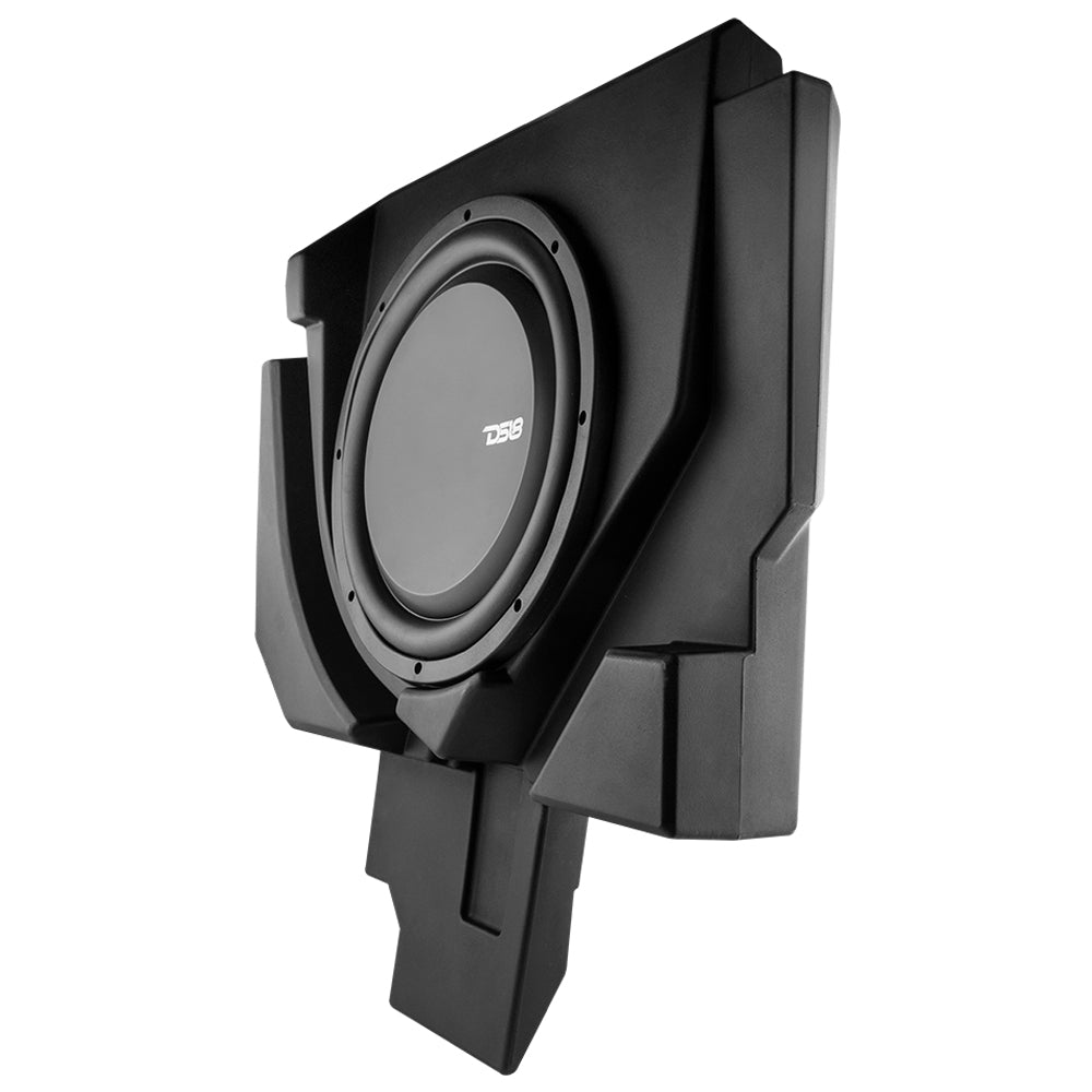 DS18 Can-Am Maverick X3 12" Under Seat Subwoofer Enclosure Driver Side - PSW12.4D Shallow Water Resistant Subwoofer Included