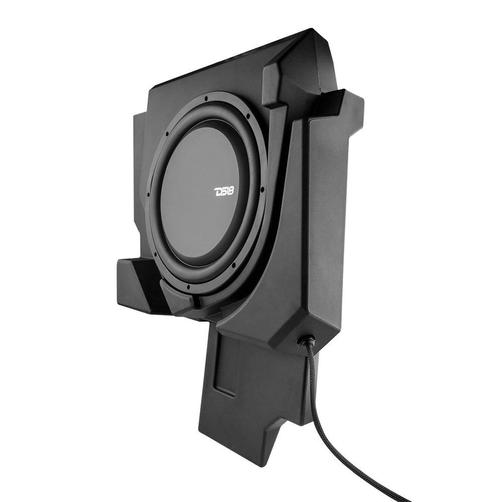 DS18 Can-Am Maverick X3 12" Under Seat Subwoofer Enclosure Passenger Side - PSW12.4D Shallow Water Resistant Subwoofer Included