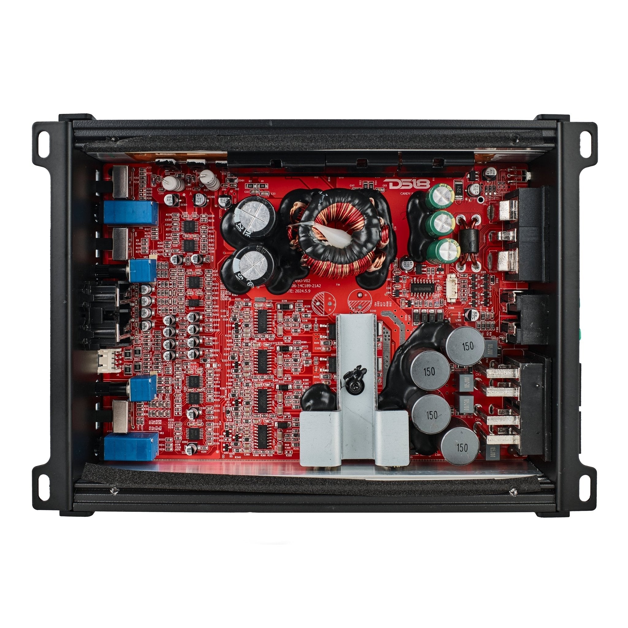 DS18 CANDY Compact Full-Range Class D 4-Channel Amplifier 1600 Watts
