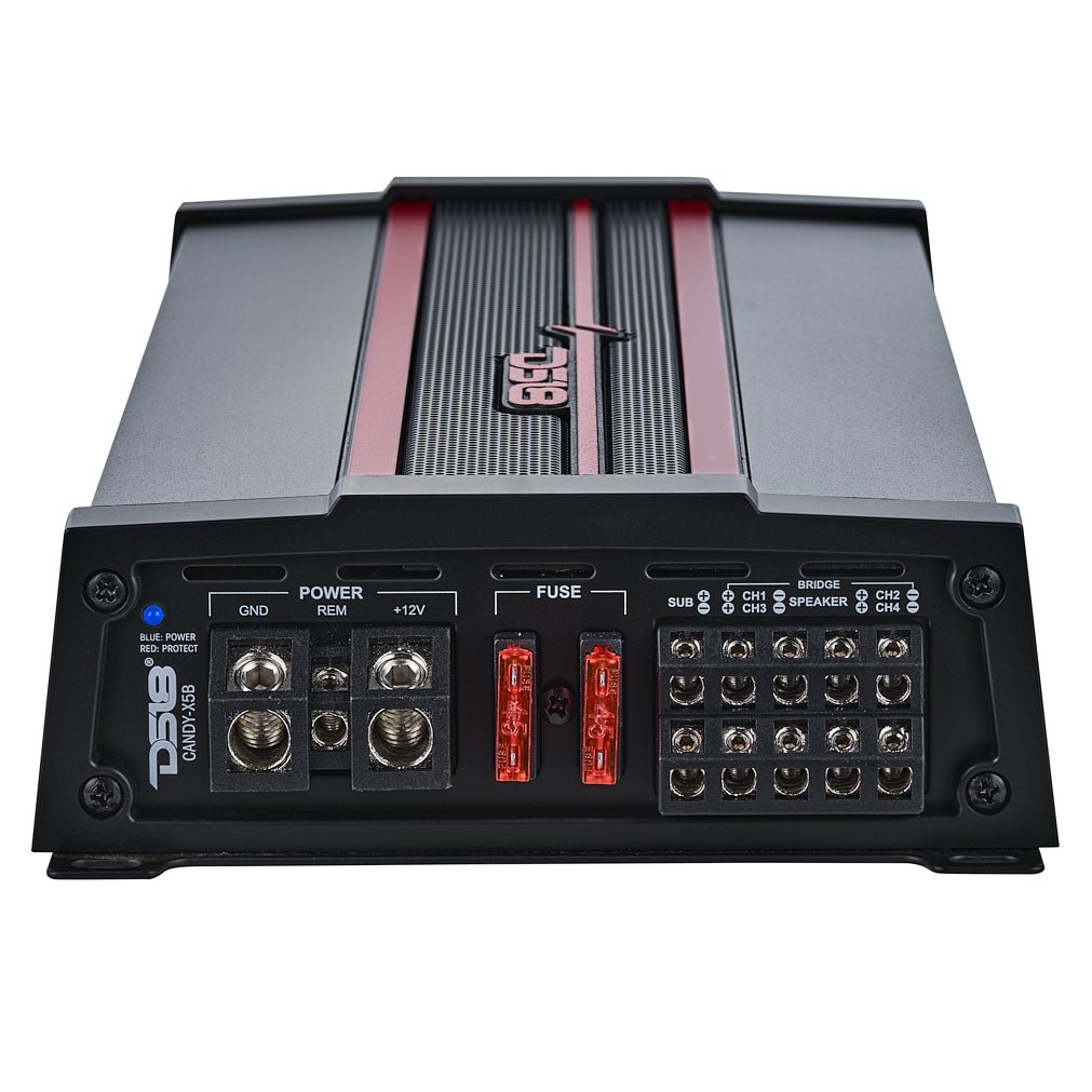 DS18 CANDY Compact Full-Range Class D 5-Channel Amplifier 2000 Watts