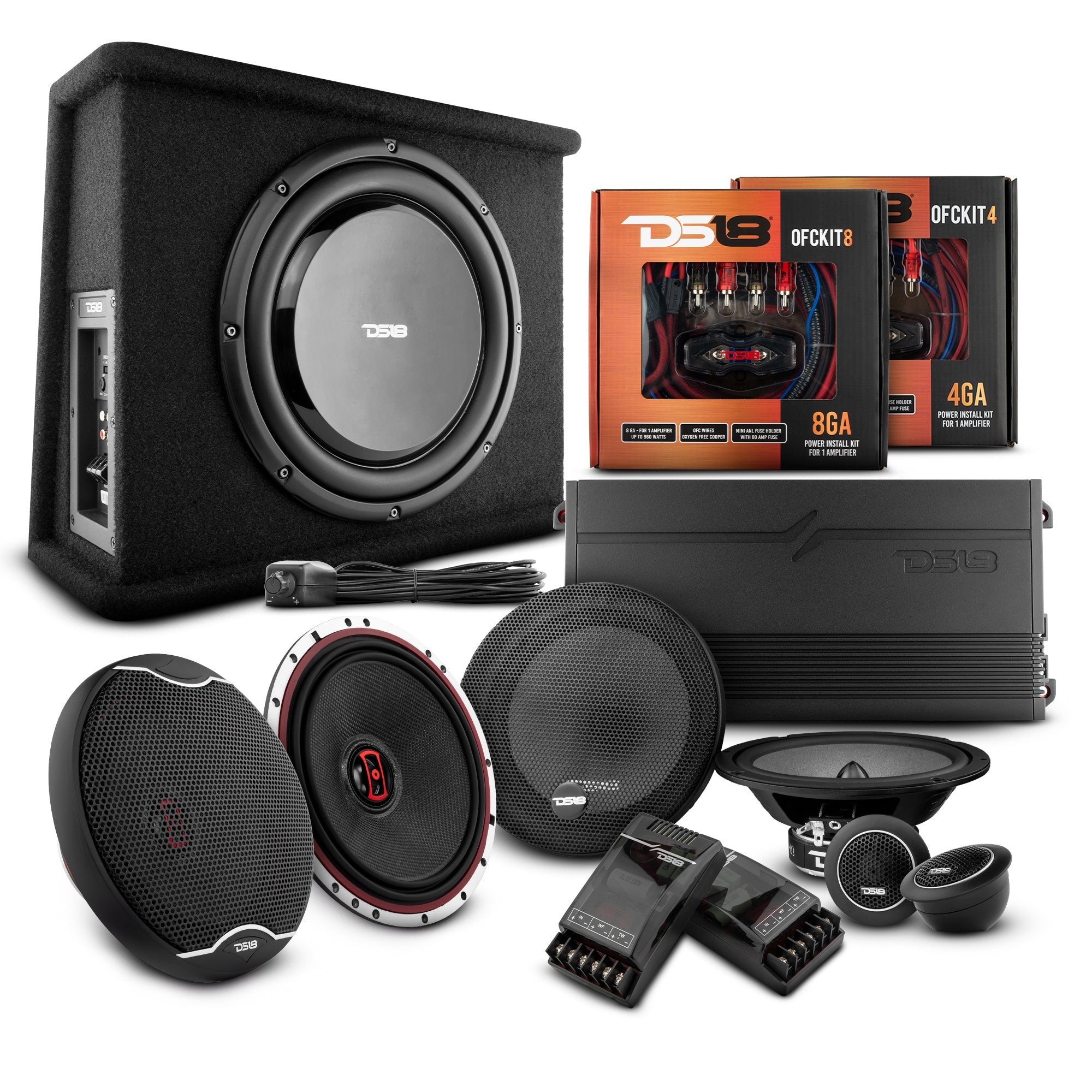 DS18 Stage3 Car Audio Package