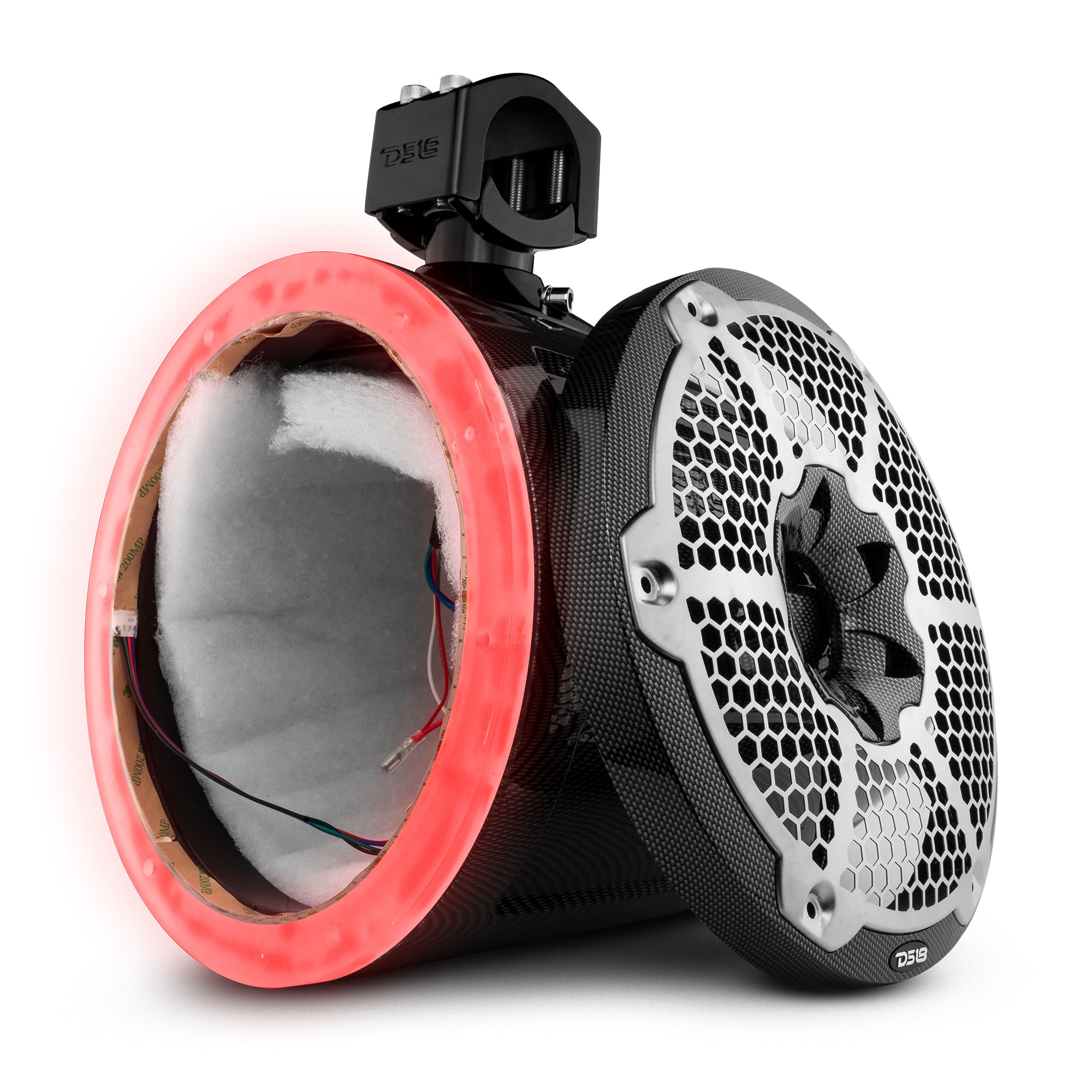 DS18 10" Marine Tower with Integrated RGB LED Lights No Speakers