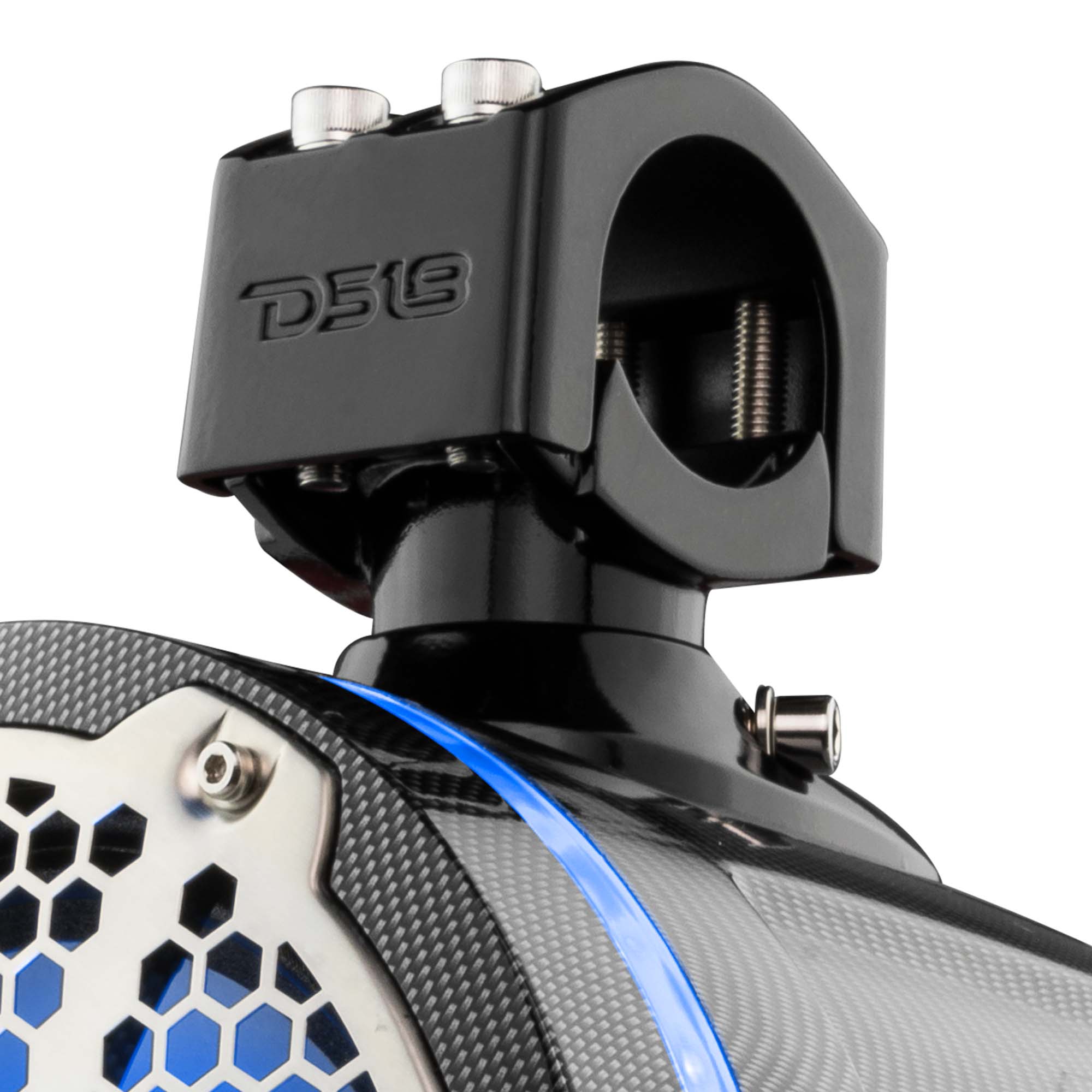 DS18 NXL 8" Neodymium Marine and Powersports Towers with Built-in Passive Radiator, 1" Driver and LED RGB Lights 180 Watts Rms