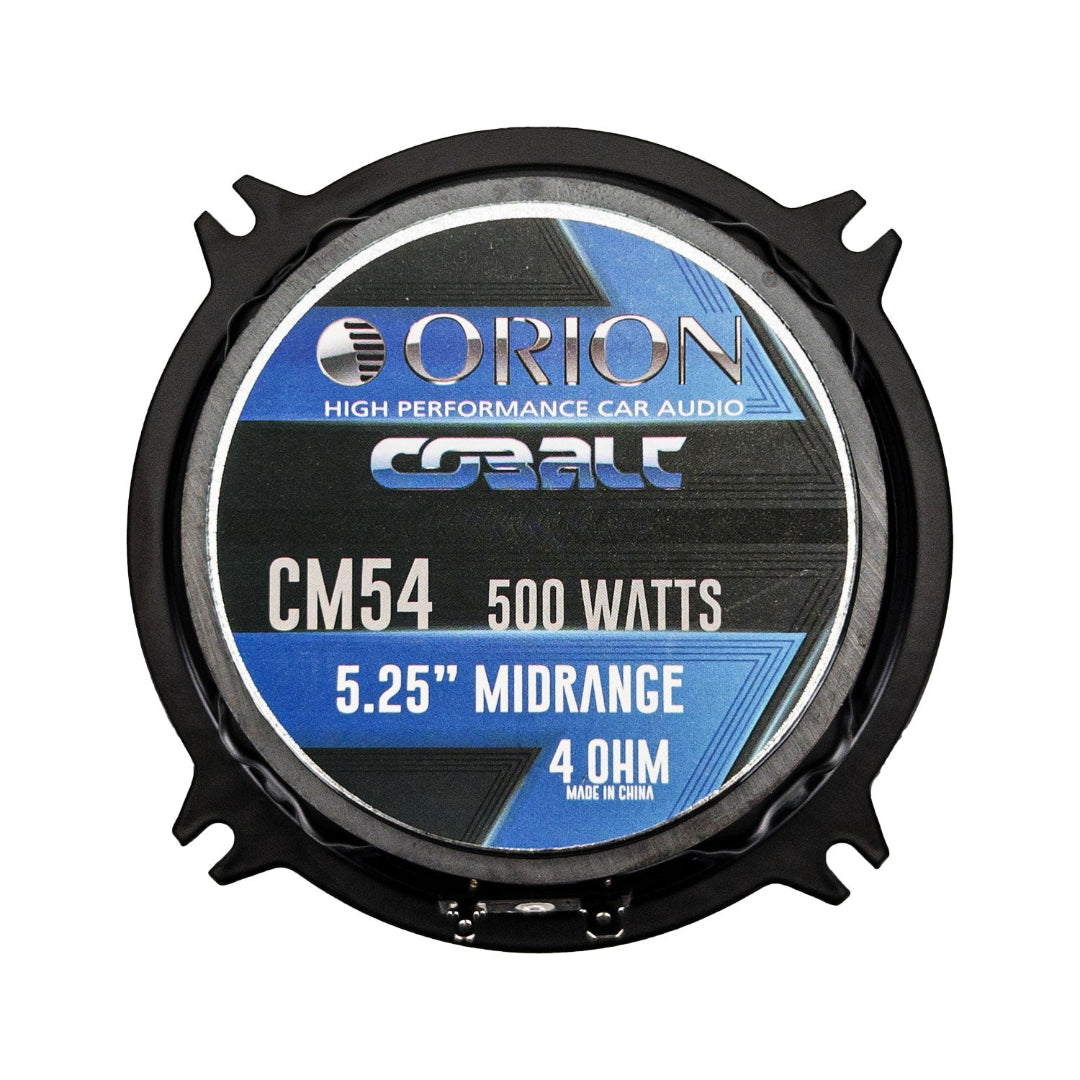 Orion CM54 Cobalt Series Pro Audio Midrange Speaker – 125W RMS | JS Ultimate Sounds