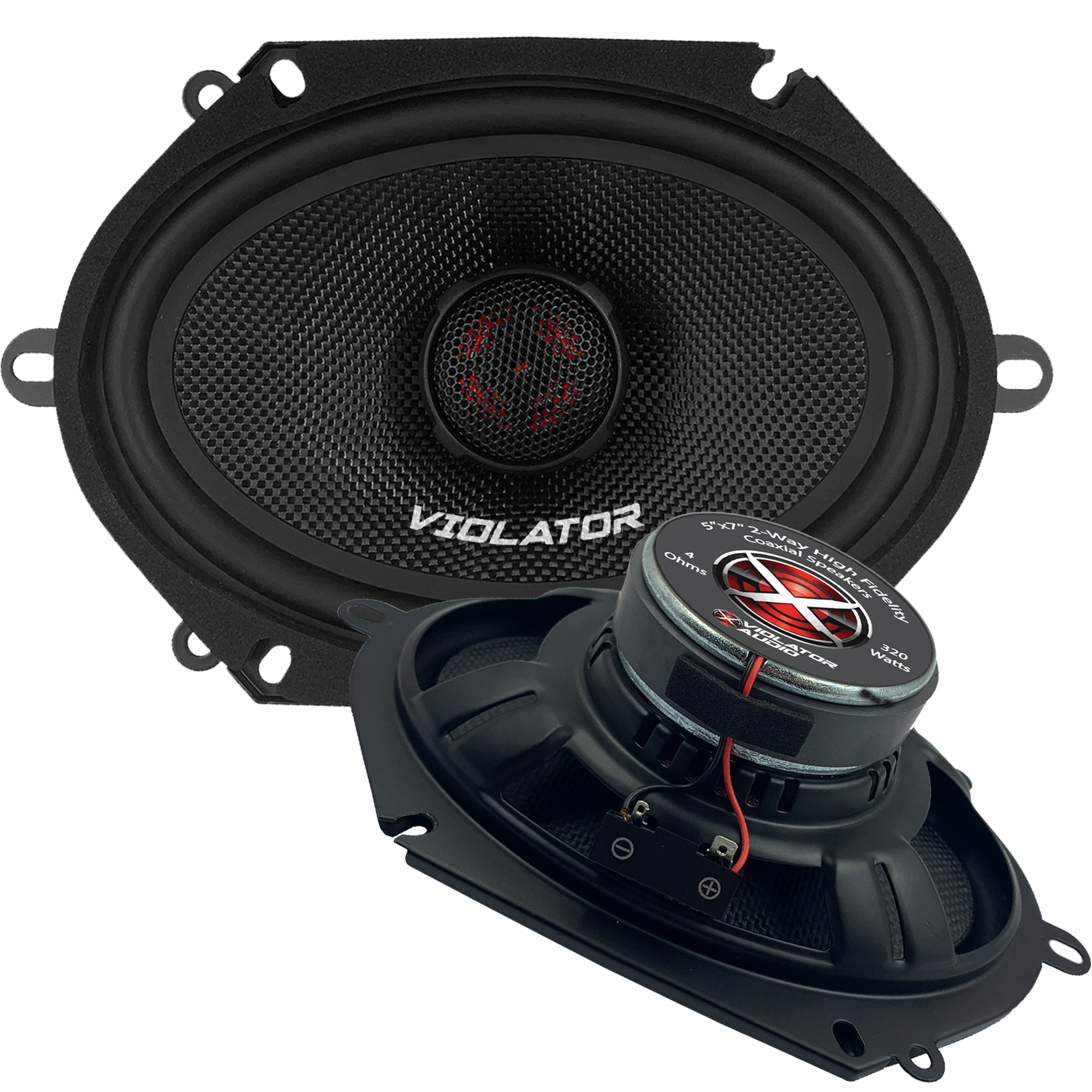 Violator Audio VA-572 5x7 Coaxial Speakers (Pair)