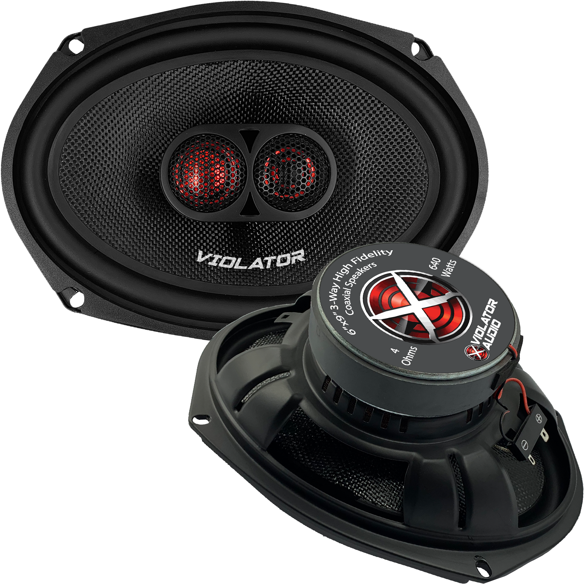 Violator Audio VA-693 6x9 Coaxial Speakers (Pair)