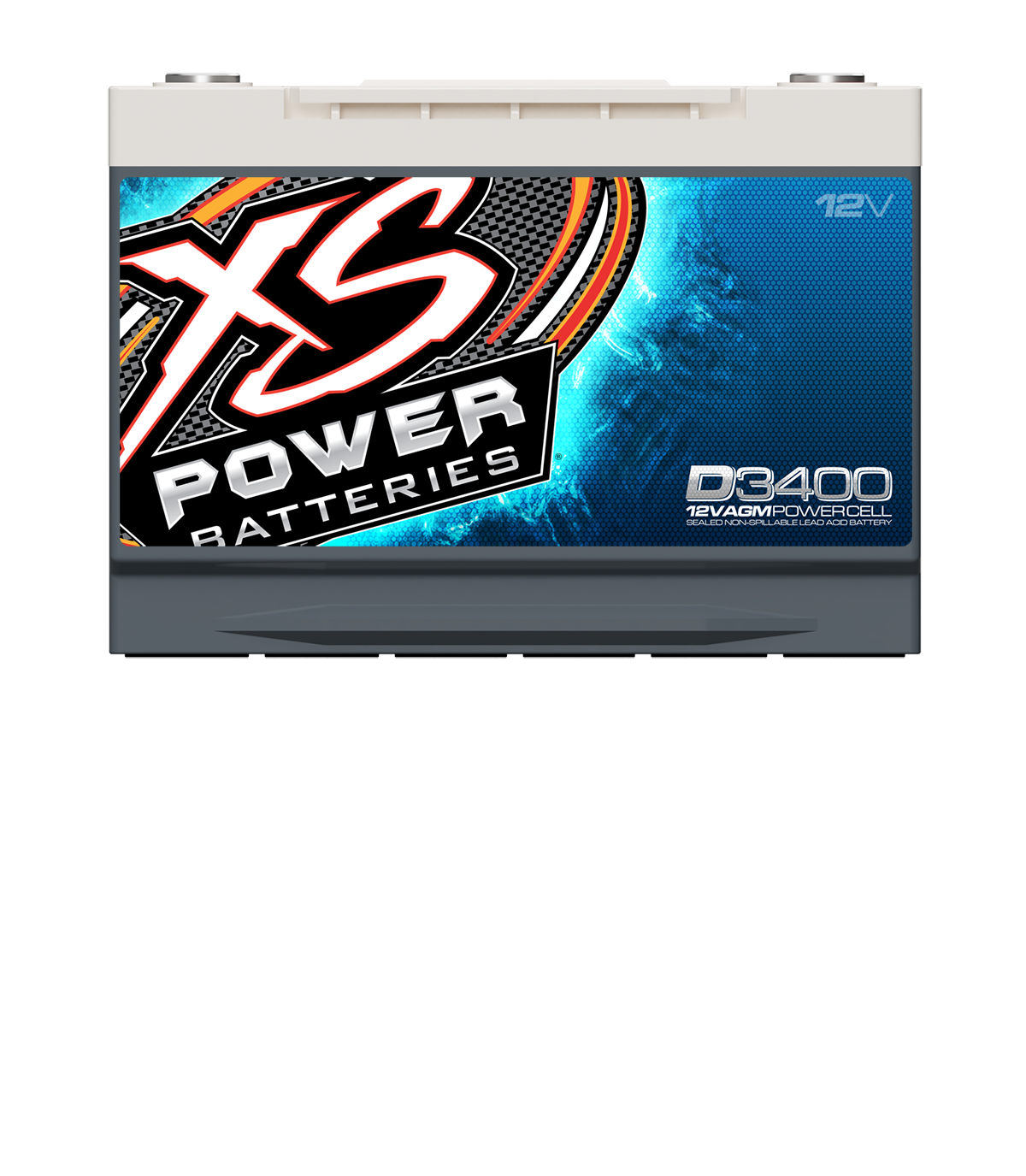 XS Power D3400 Group 34 12V AGM Car Audio Battery