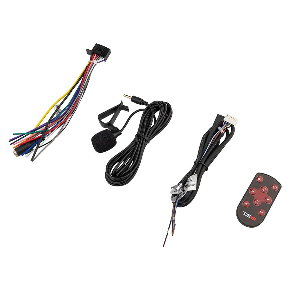 DS18 7" Touchscreen Mechless Double-DIN Headunit with Bluetooth, USB, Mirror Link And Car play