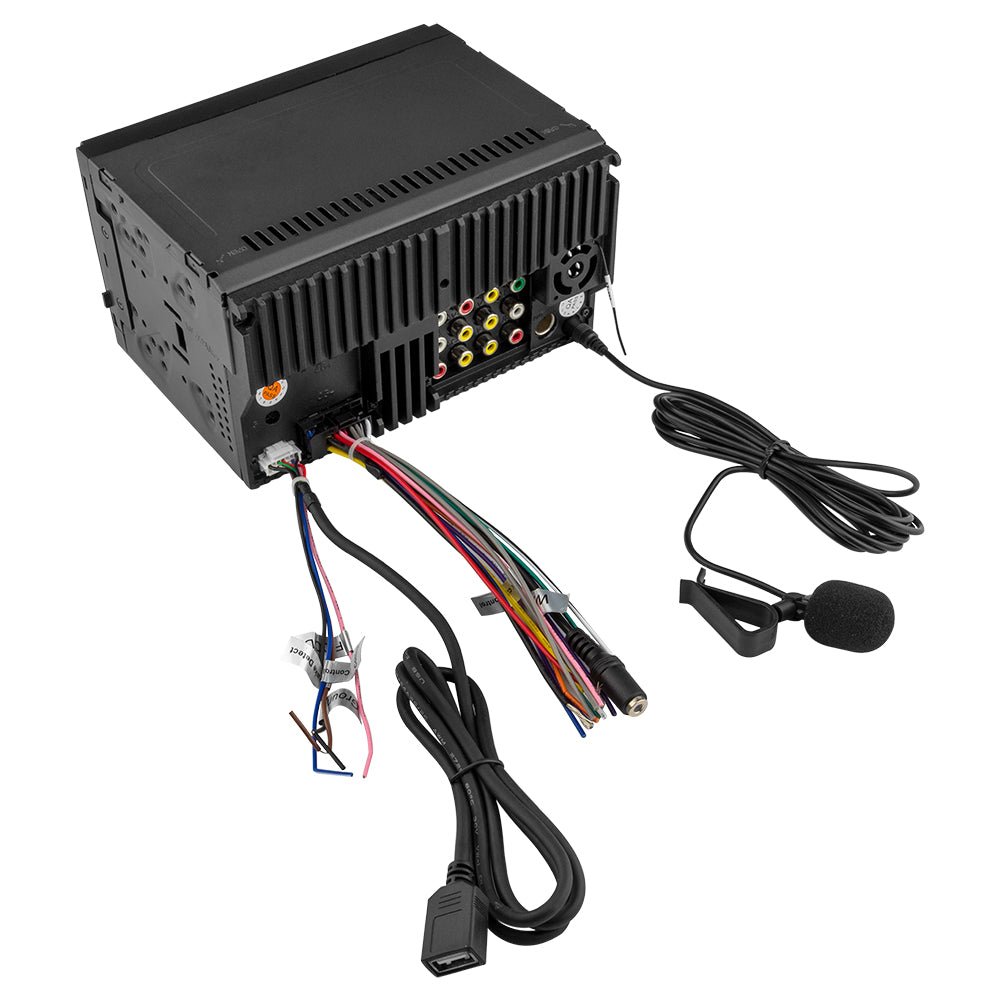DS18 7" Touchscreen Mechless Double-DIN Headunit with Bluetooth, USB, Mirror Link And Car play