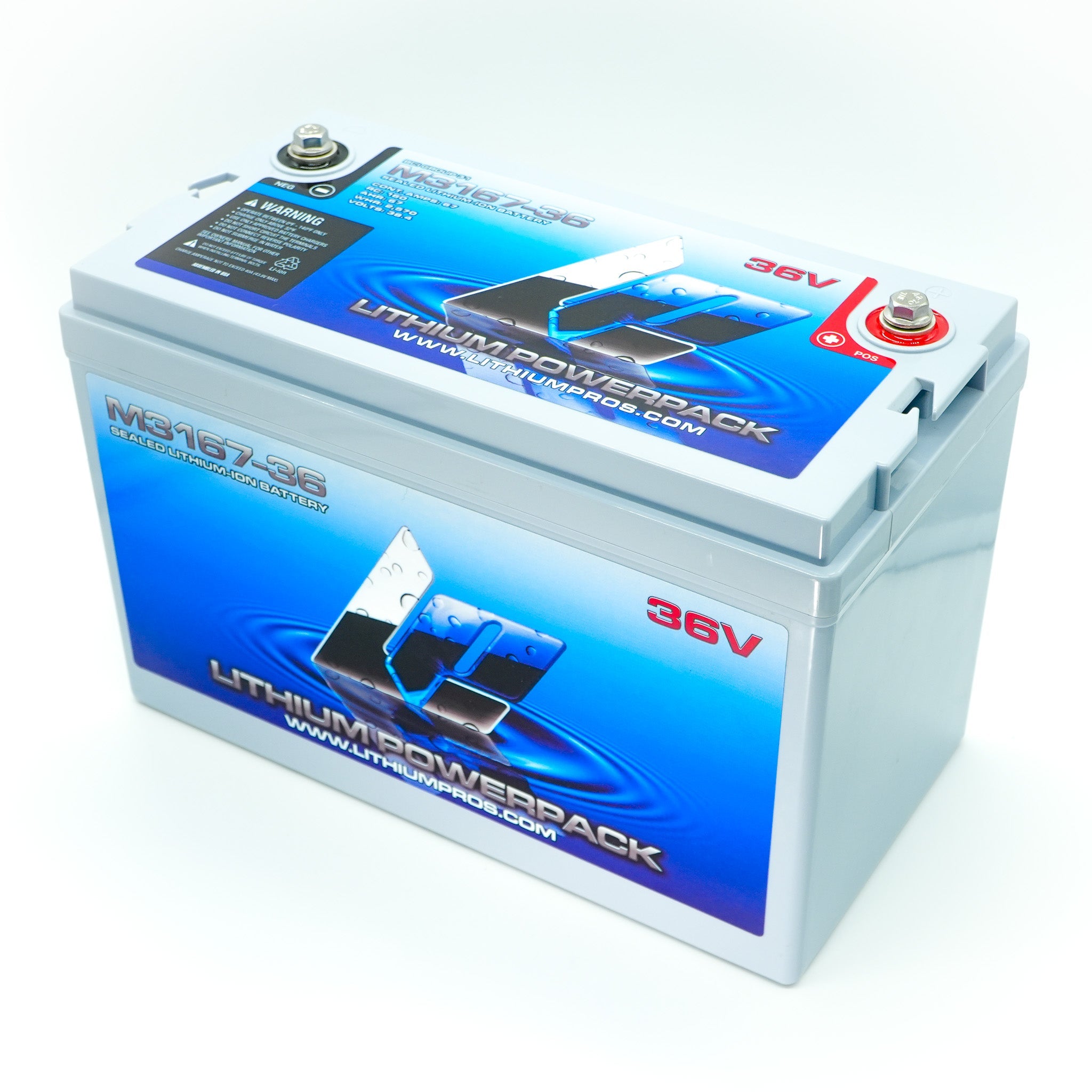 Lithium Pros M3167-36 38.4V 67Ah LiFePO4 Lithium Trolling Motor Battery – JS Ultimate Sounds