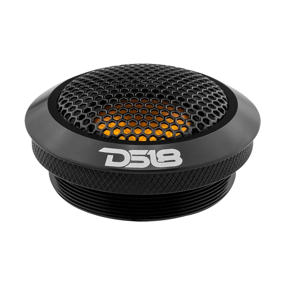 DS18 2.2" Dome Neodymium Tweeter with Aluminum Body 30 Watts 1" Titanium 4-Ohm Vc