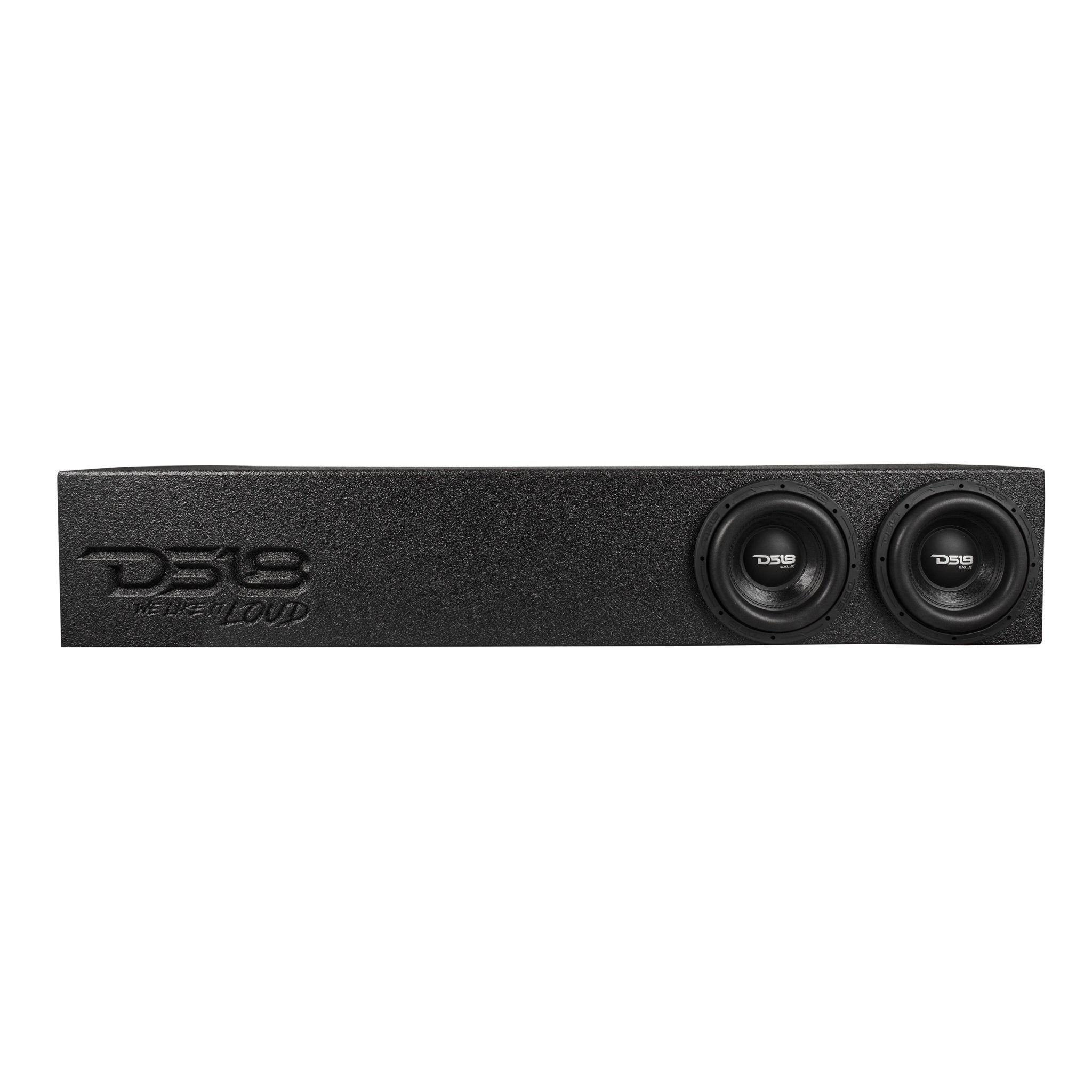DS18 Loaded 2 x 8" Subwoofer Enclosure for 2019 – 2026 RAM Trucks