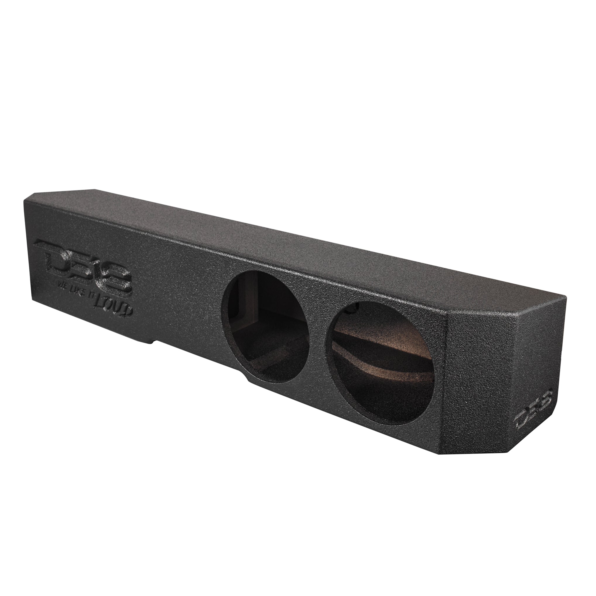 DS18 EBM-FFPUNI-2X8 Subwoofer Enclosure for Dual 8" Subwoofers, Under Rear Seat Front-Fire Ported Box for Truc — view 3 of 5