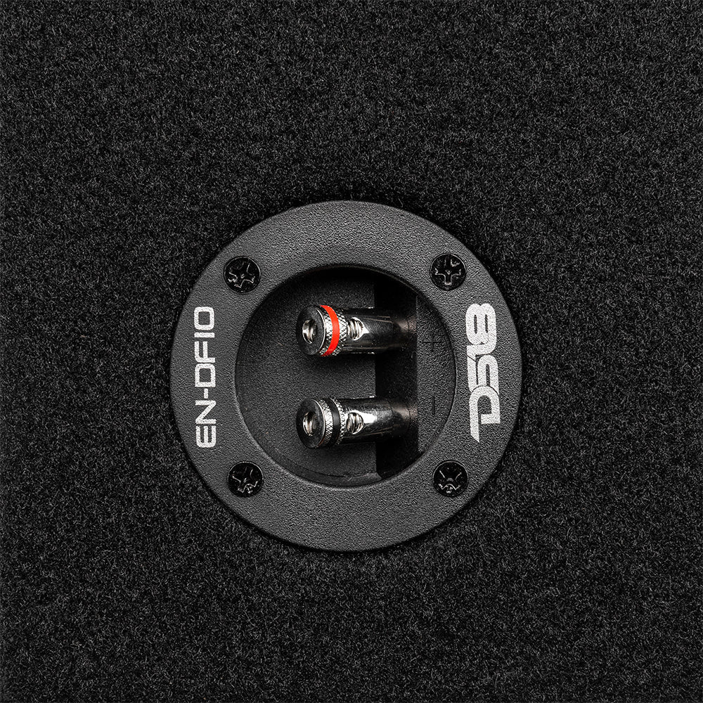 DS18 10" Loaded Shallow Down Fire Subwoofer Enclosure 300 Watts Rms
