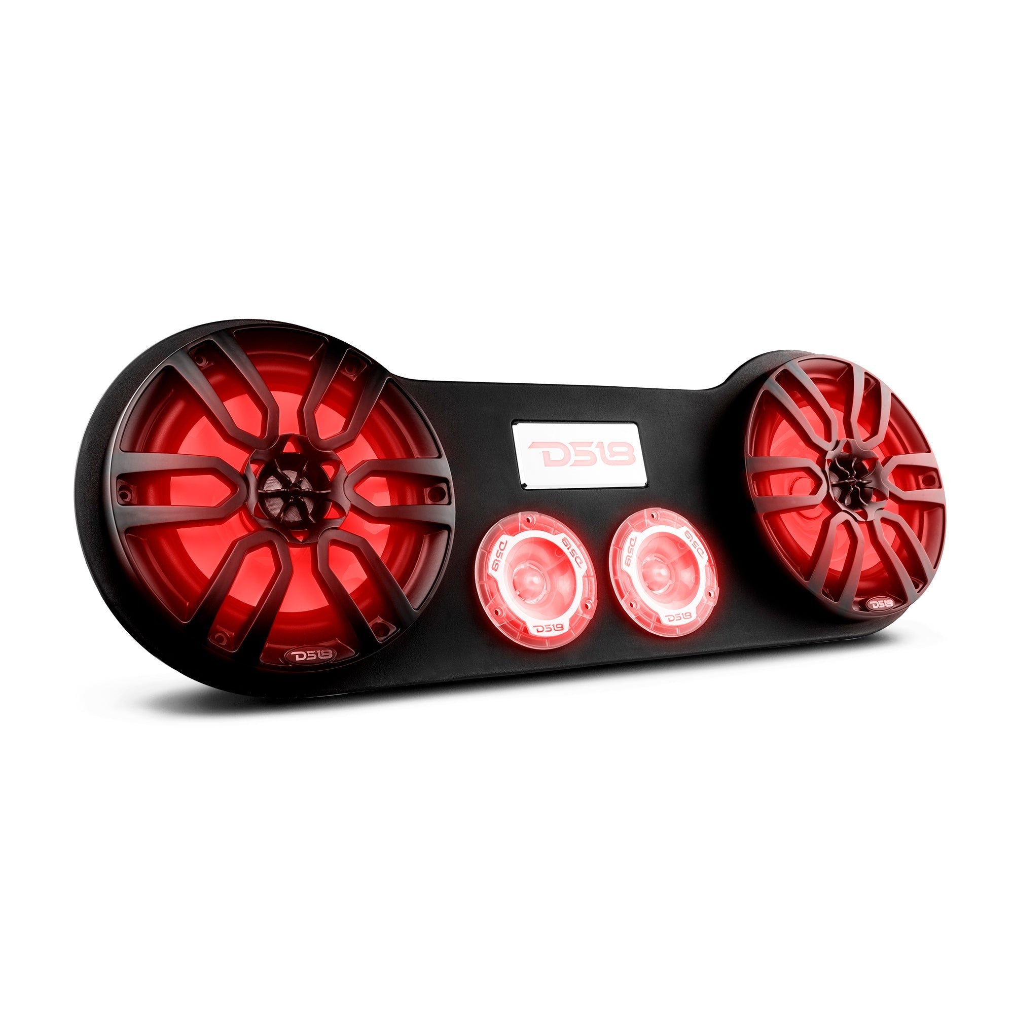 DS18 28" High Density ABS Universal Speakers Enclosure 2 X 8" and 2 x 3.78" Tweeters