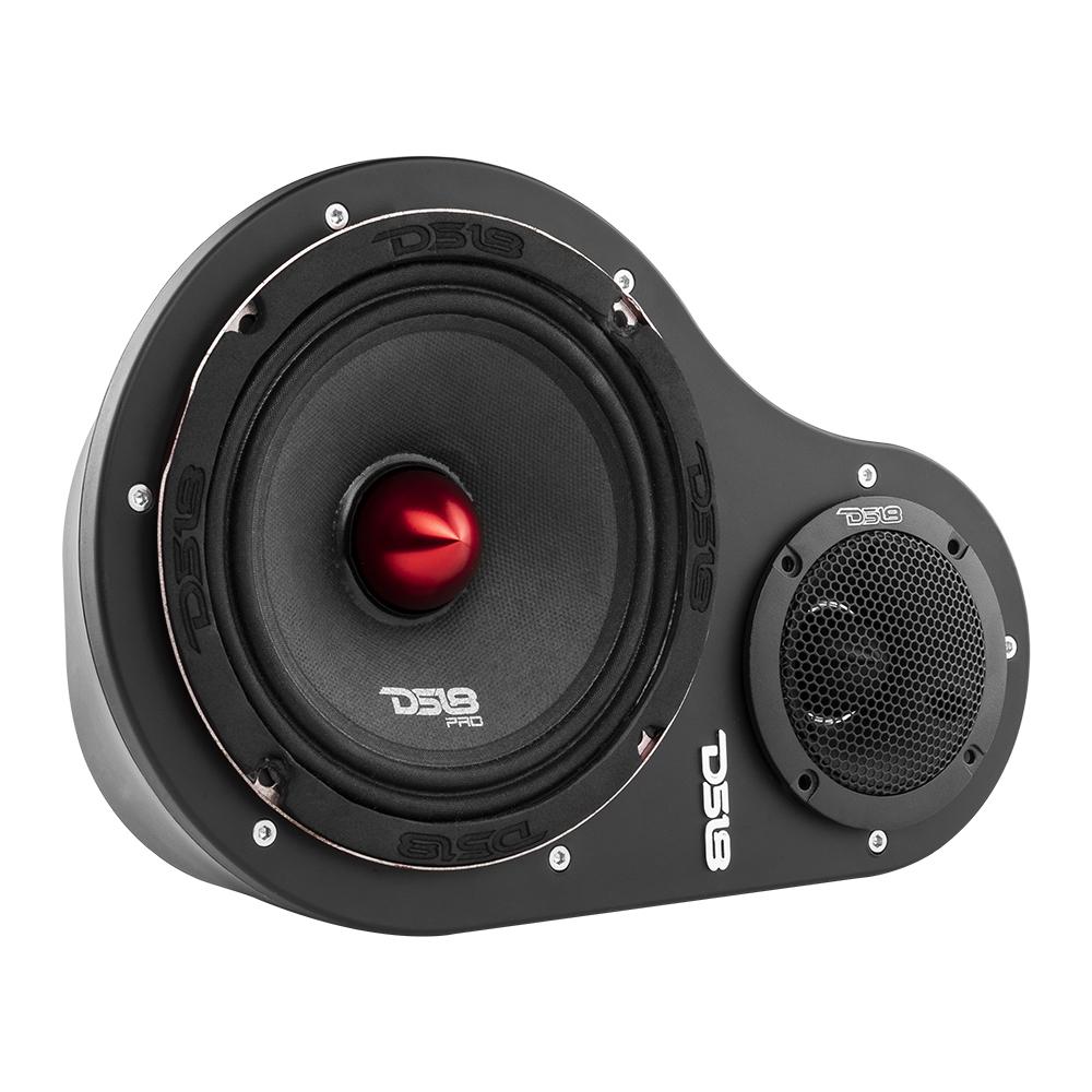 DS18 High Density Abs 2-Way Universal Pod 1 X 6.5" Loudspeaker and 1 x 1.5" Tweeter