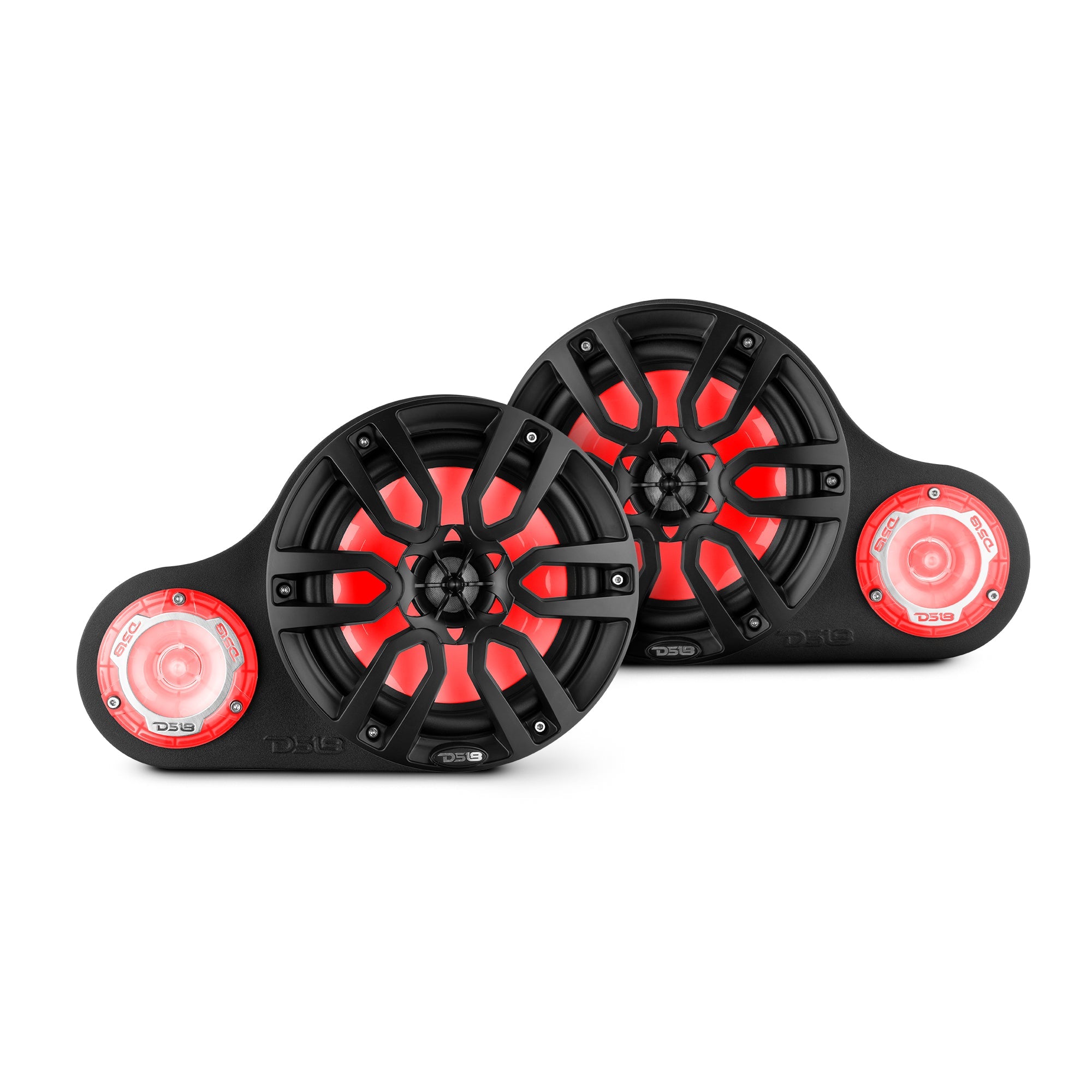 DS18 High Density Abs 2-Way Universal Pod Loaded With 8" Loudspeaker and 1 X 3.78” Tweeter
