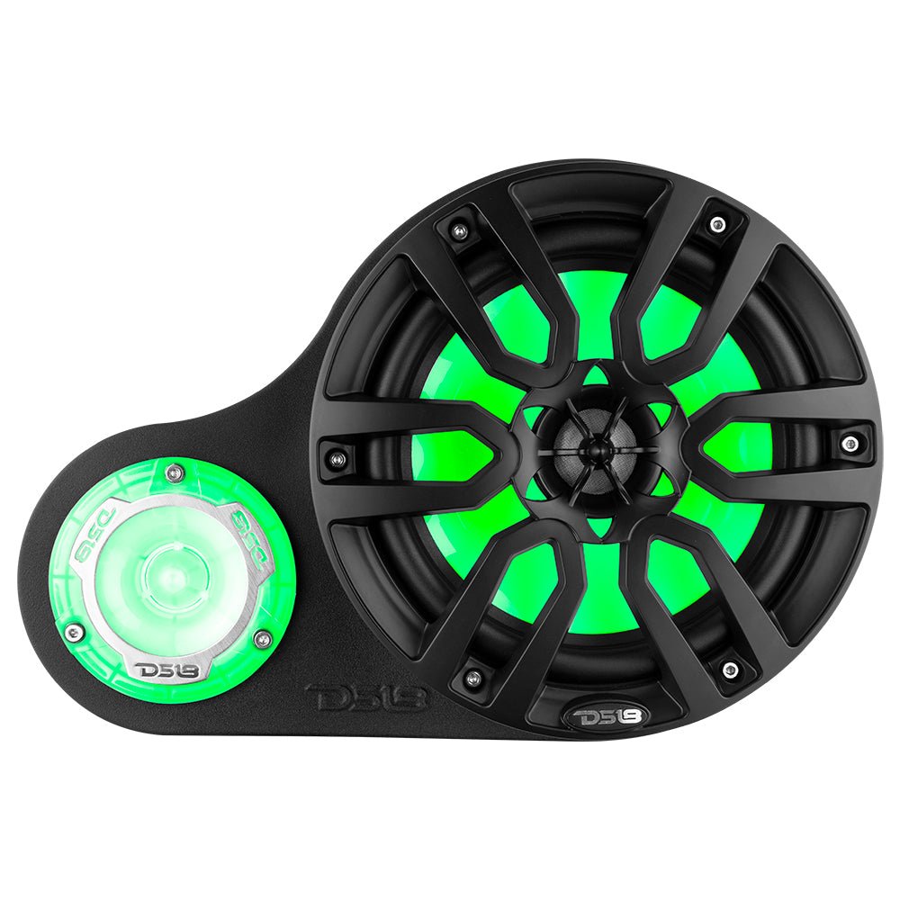 DS18 High Density Abs 2-Way Universal Pod Loaded With 8" Loudspeaker and 1 X 3.78” Tweeter