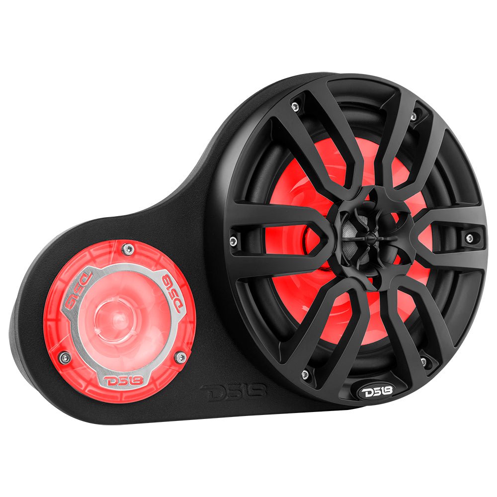 DS18 High Density Abs 2-Way Universal Pod Loaded With 8" Loudspeaker and 1 X 3.78” Tweeter