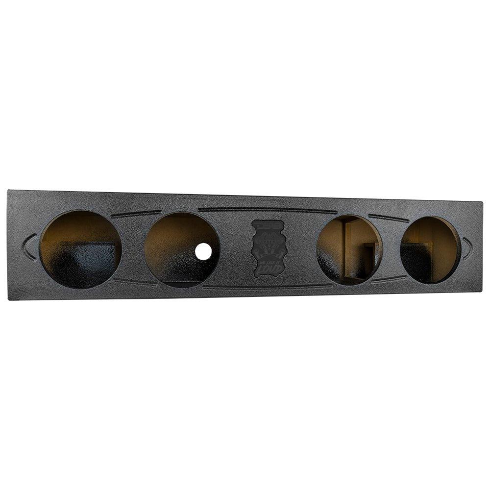 DS18 Quad 8" Ported Subwoofer Enclosure For DODGE 4 Door Crew Cab 19-23