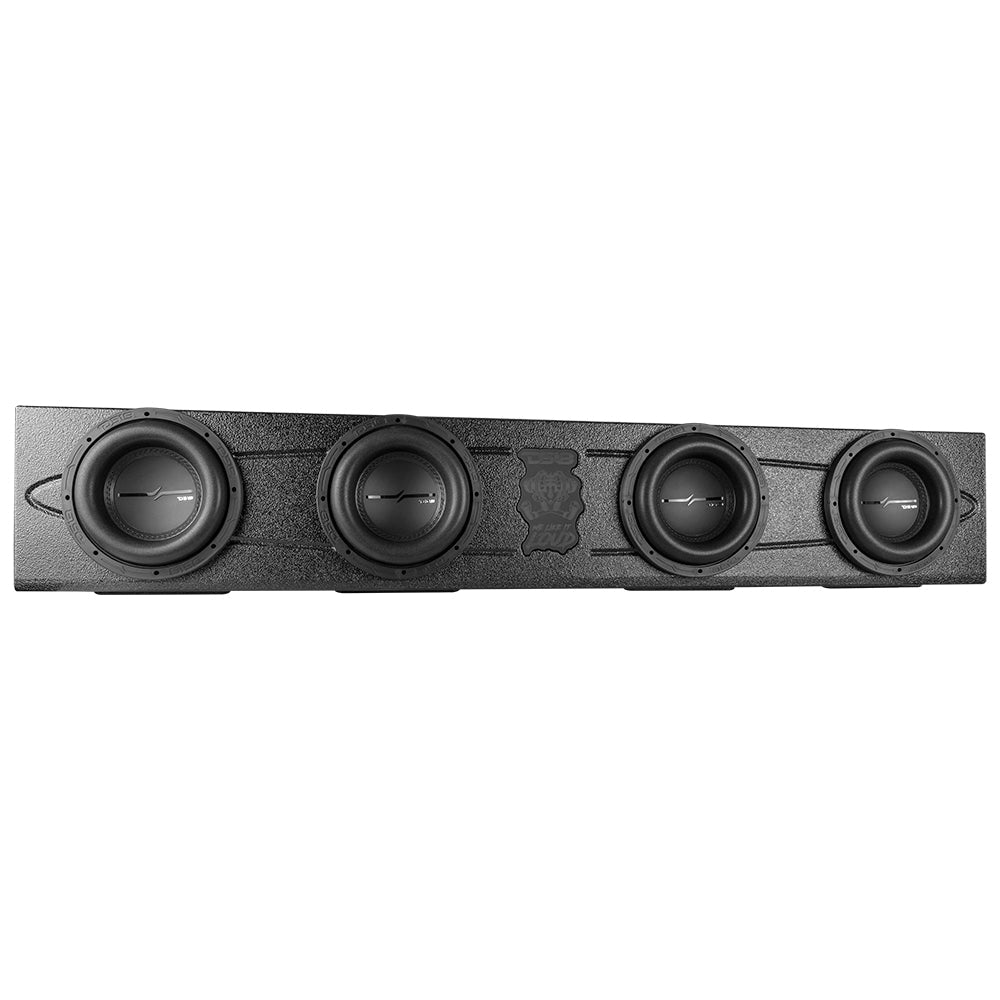 DS18 Quad 8" Ported Subwoofer Enclosure For FORD F-150 09-22, F-250 15-22 and F-350 15-22-Door