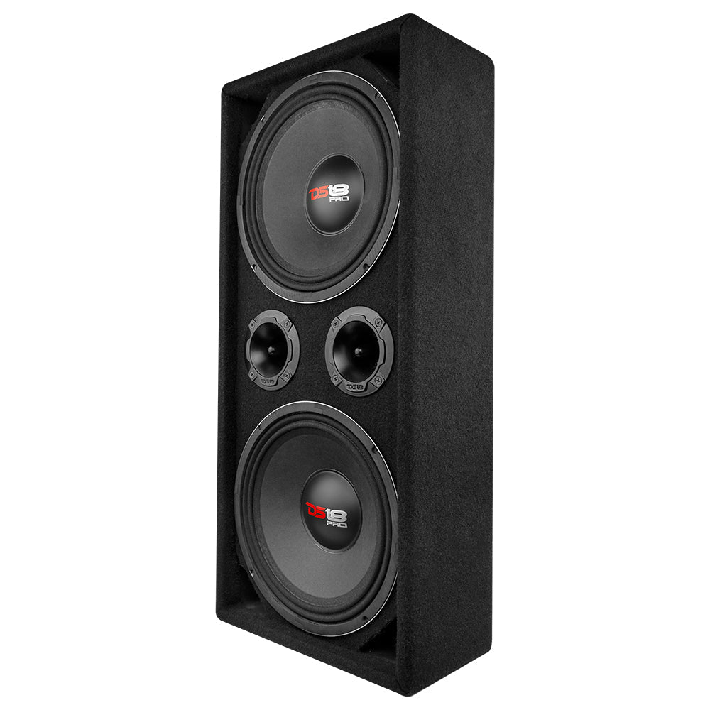 DS18 Dual 10" Loaded Ported Voceteo box ( 2 x PRO-X10M and 2 x PRO-TWX2)