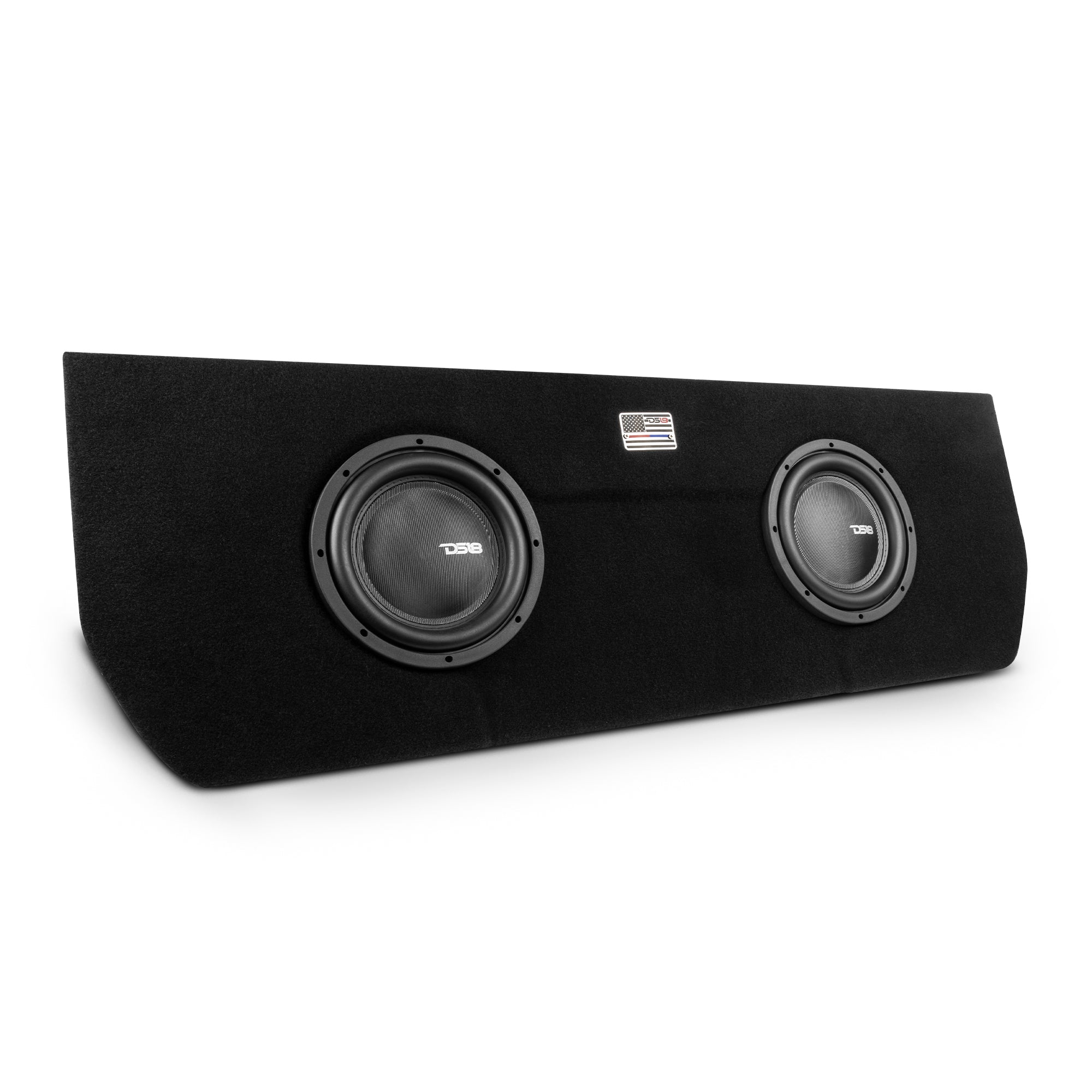 DS18 Dual 10" Loaded Subwoofer Enclosure for Tundra 2022 and Up Double Cab and Crew Max With Subwoofers(2 X IXS10.4D)