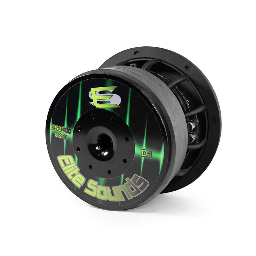 Elite Sounds ES3000-3SW-10D1 10" Bagger Subwoofer 3000W RMS Dual 1 Ohm