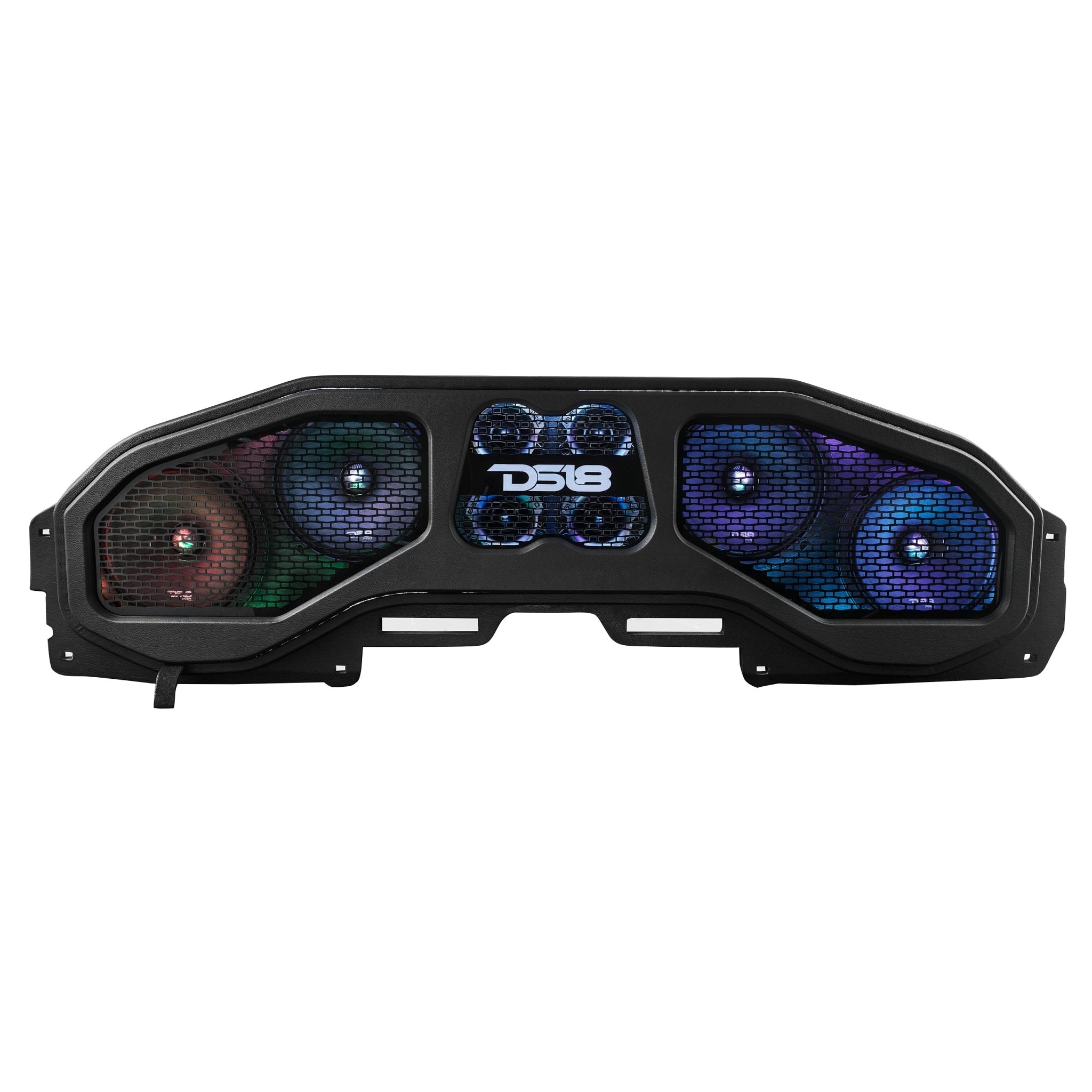 DS18 Jeep JL, JT Overhead Sound Bar Package With Vinyl Finish and Dream LED Lights 4 x 8" and 4 Tweeters (MADE IN USA)