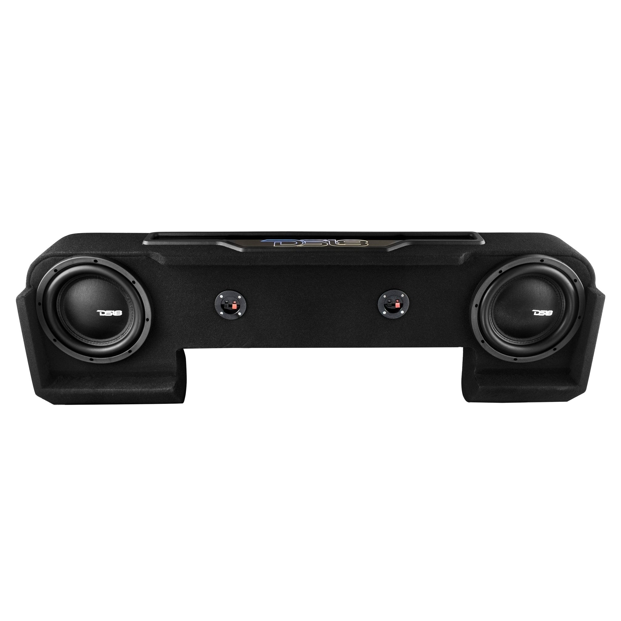 DS18 Dodge Ram Down Firing Subwoofer Enclosure with Dream LED Light, Amplifier and Wiring Kit