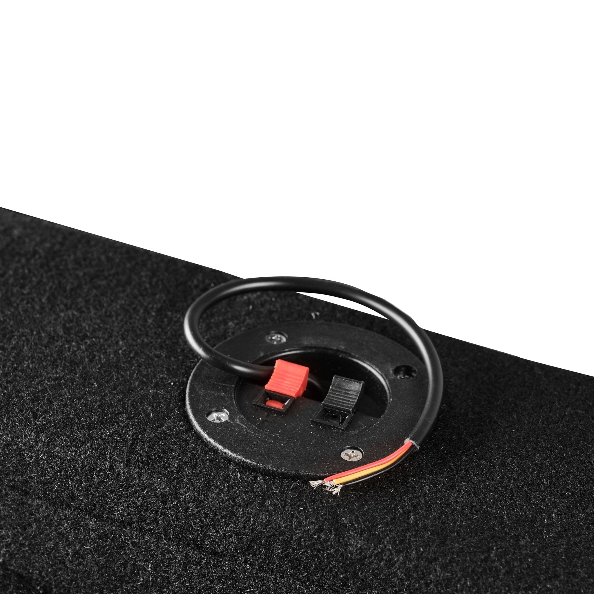 DS18 Chevy Silverado Down Firing Loaded Subwoofer Enclosure with Dream LED Lights, Amplifier and Wiring Kit