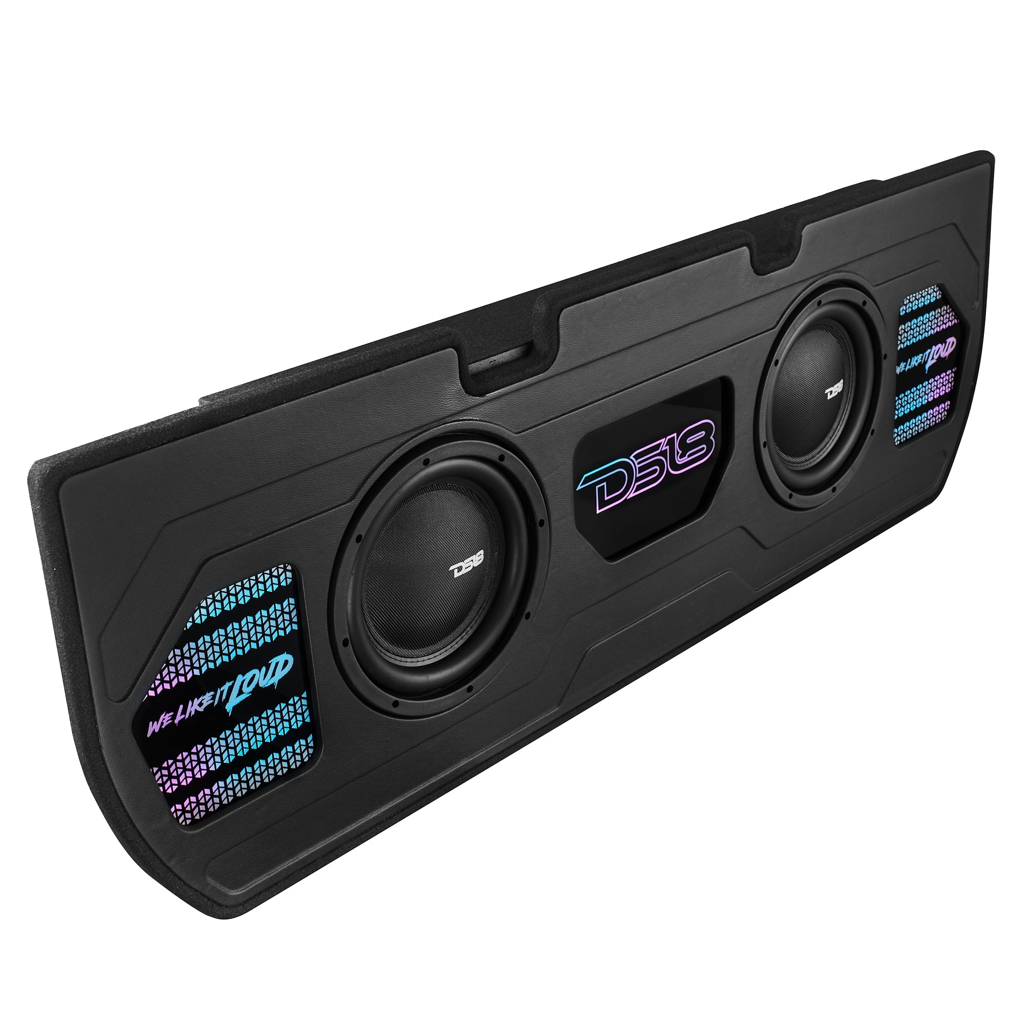 DS18 Exclusive Dual 10" Sealed Subwoofer Enclosure Package for 22-Up Toyota Tundra 1200 Watts Rms